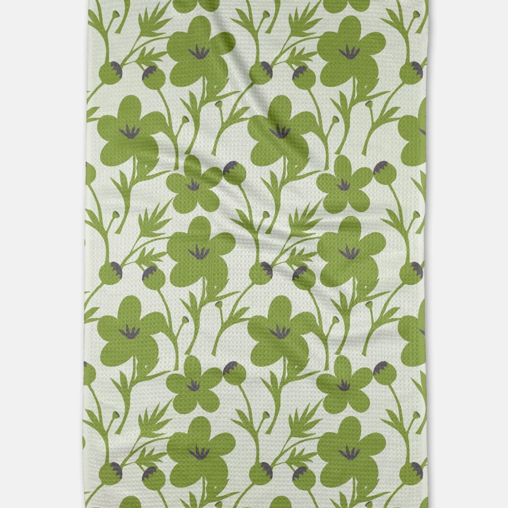 Geometry Blooming Blossoms Tea Towel | Geometry