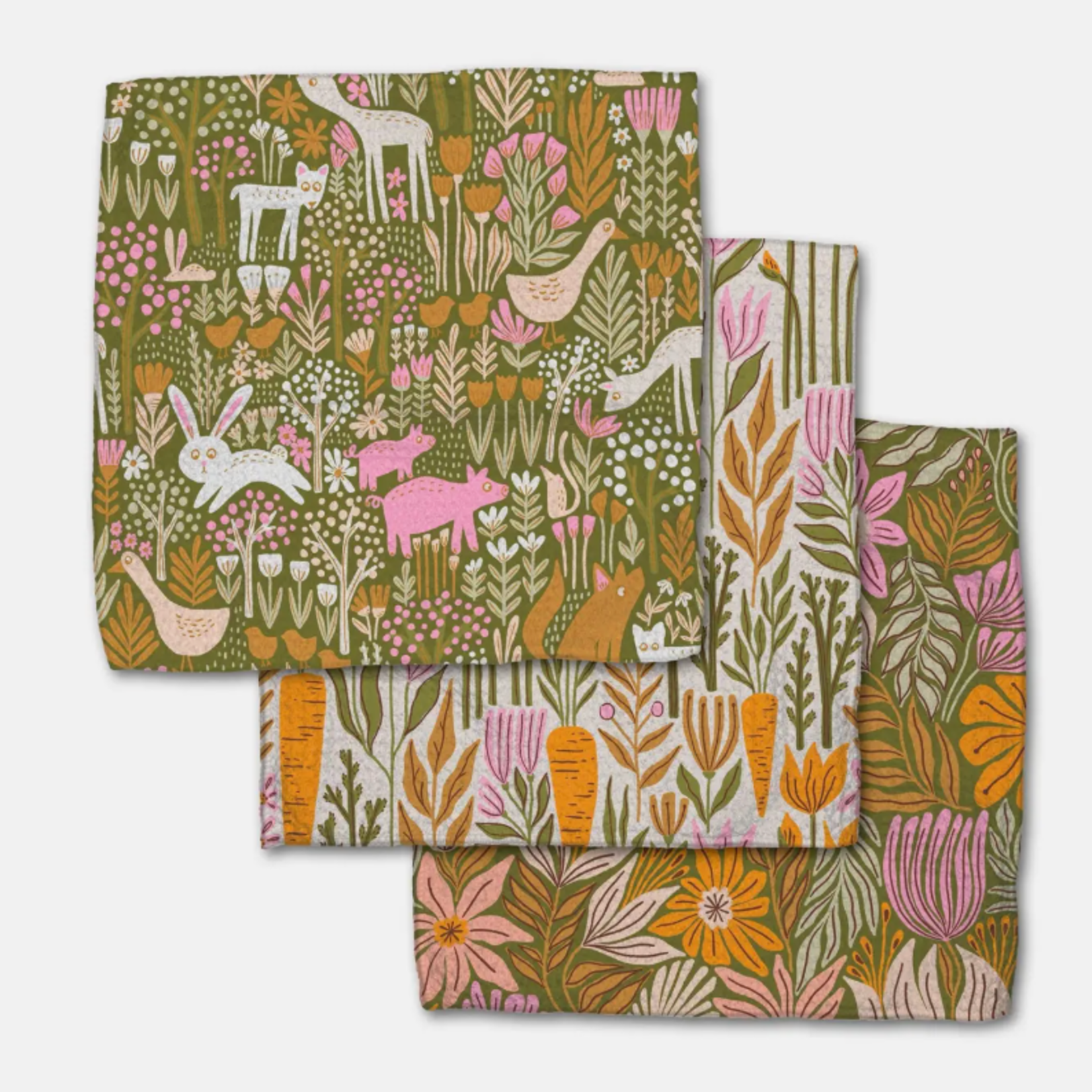 Geometry Callagreen Dishcloth Set | Geometry