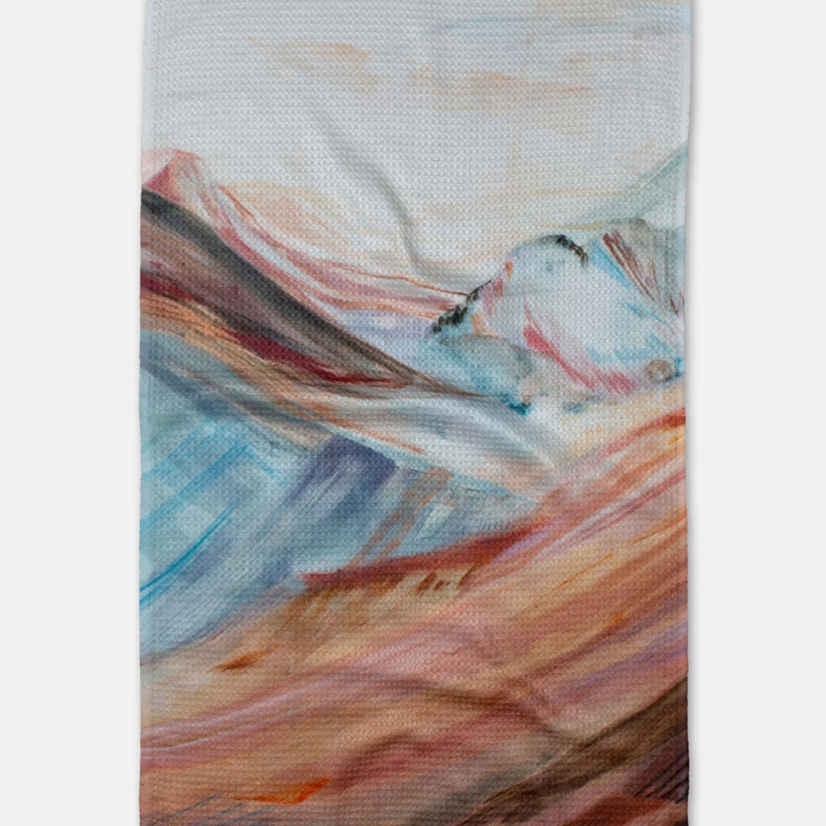 Geometry Golden Hour in the Rockies Tea Towel | Geometry