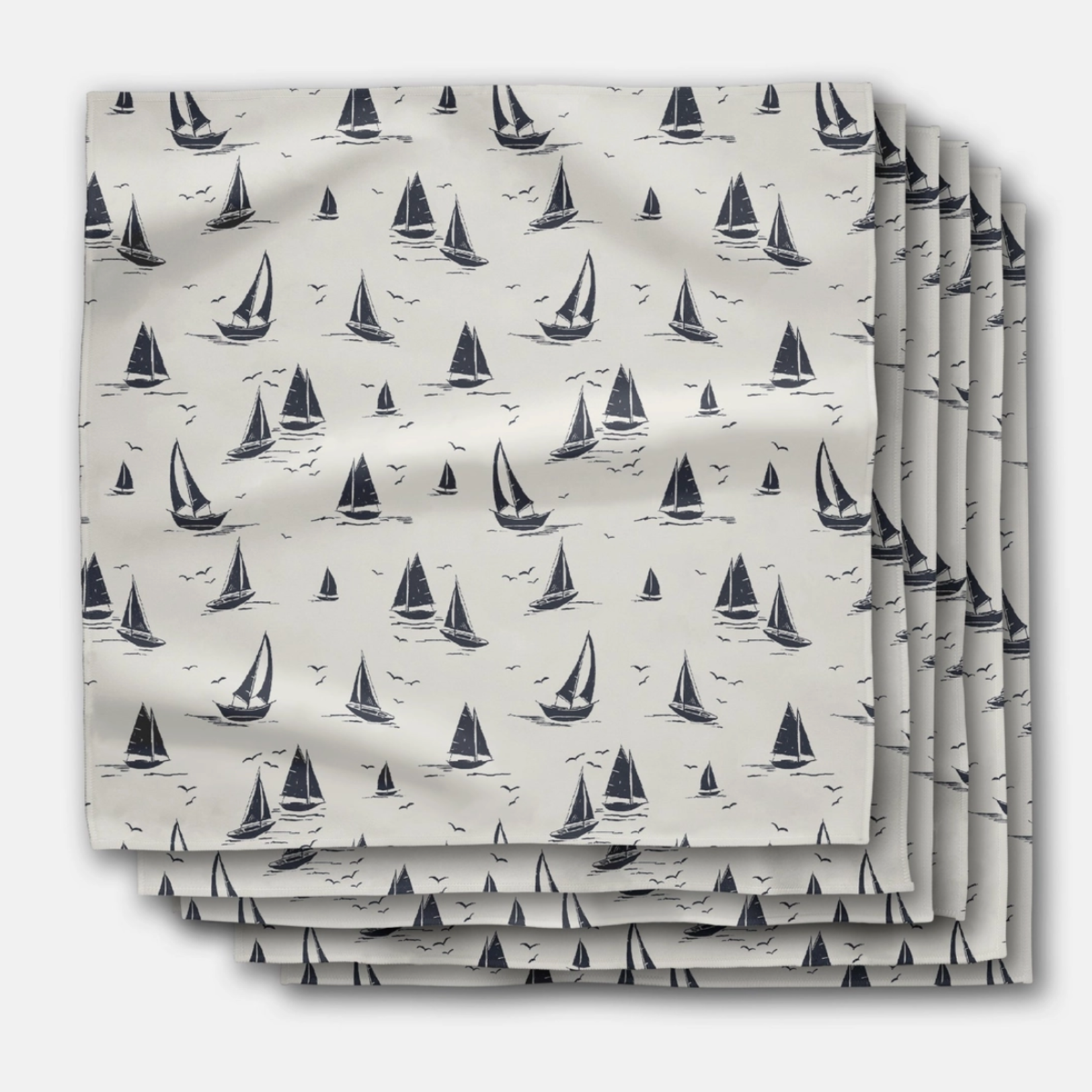 Geometry Race Day Dinner Napkin Set | Geometry