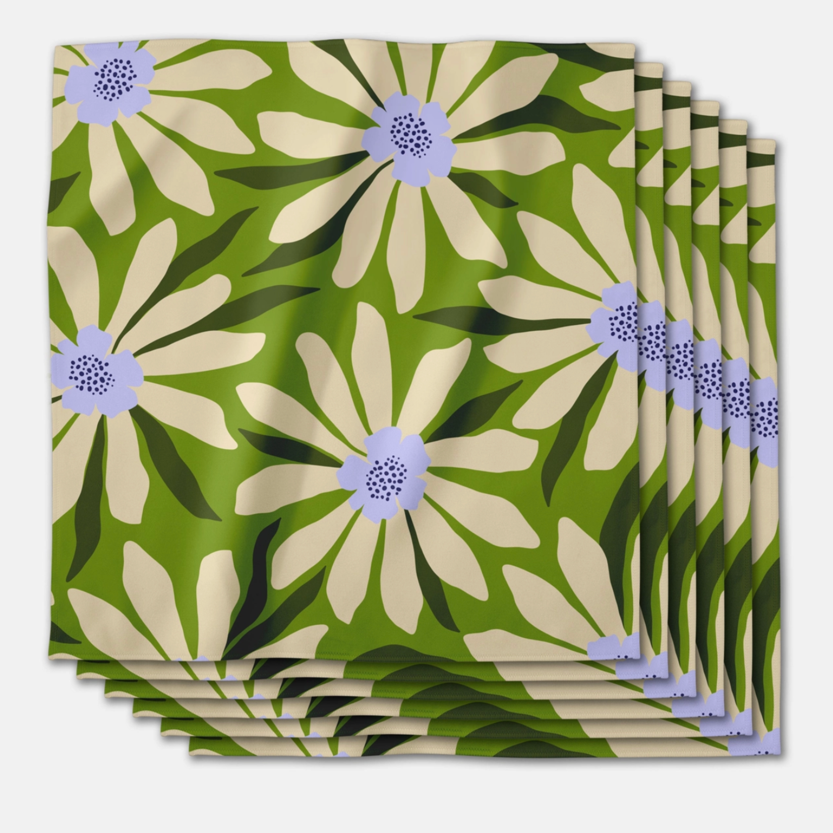 Geometry Bliss and Bloom Dinner Napkin Set | Geometry