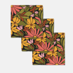 Geometry Geometry Blooming Black Luxe Washcloth Set