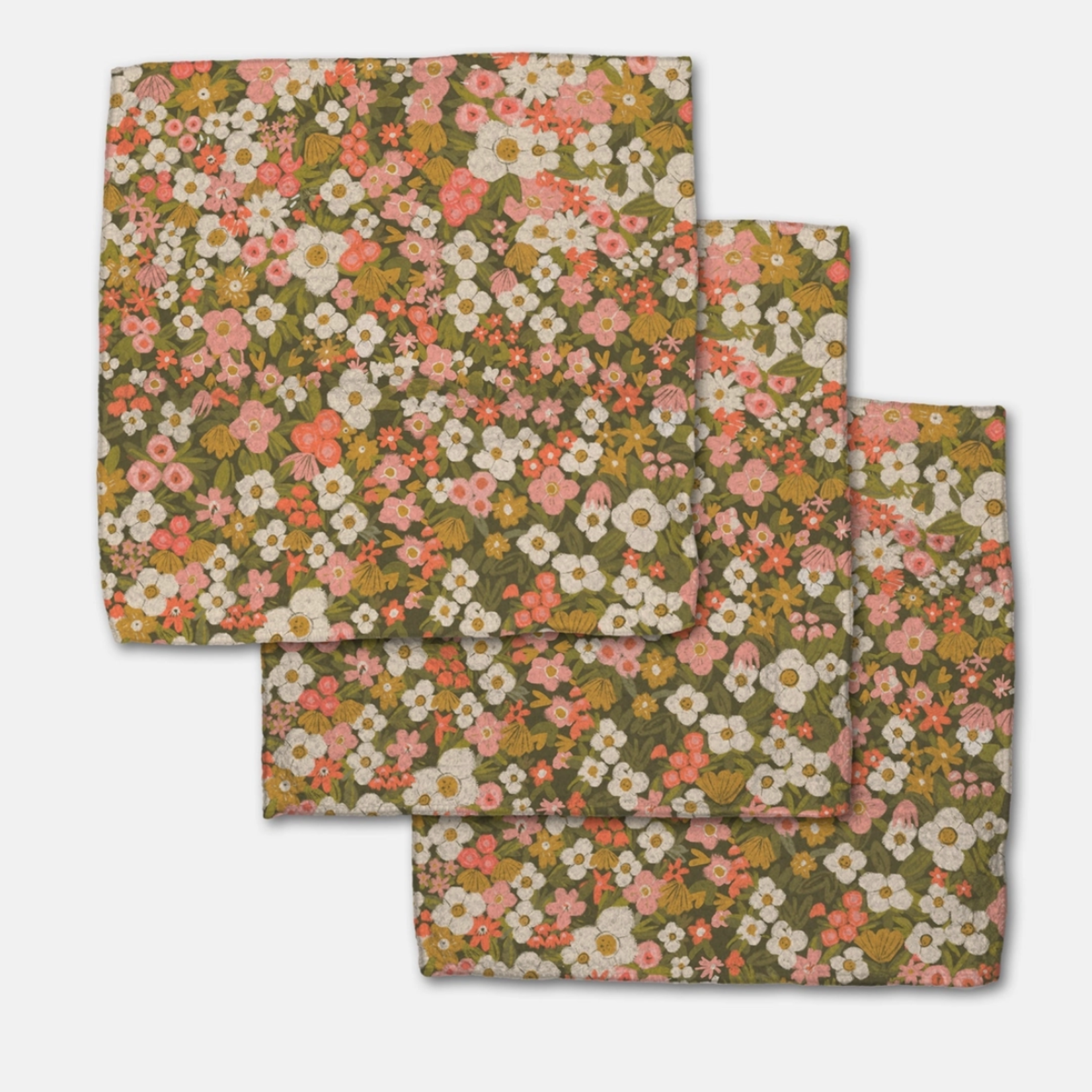 Geometry Gilded Garden Dishcloth Set | Geometry