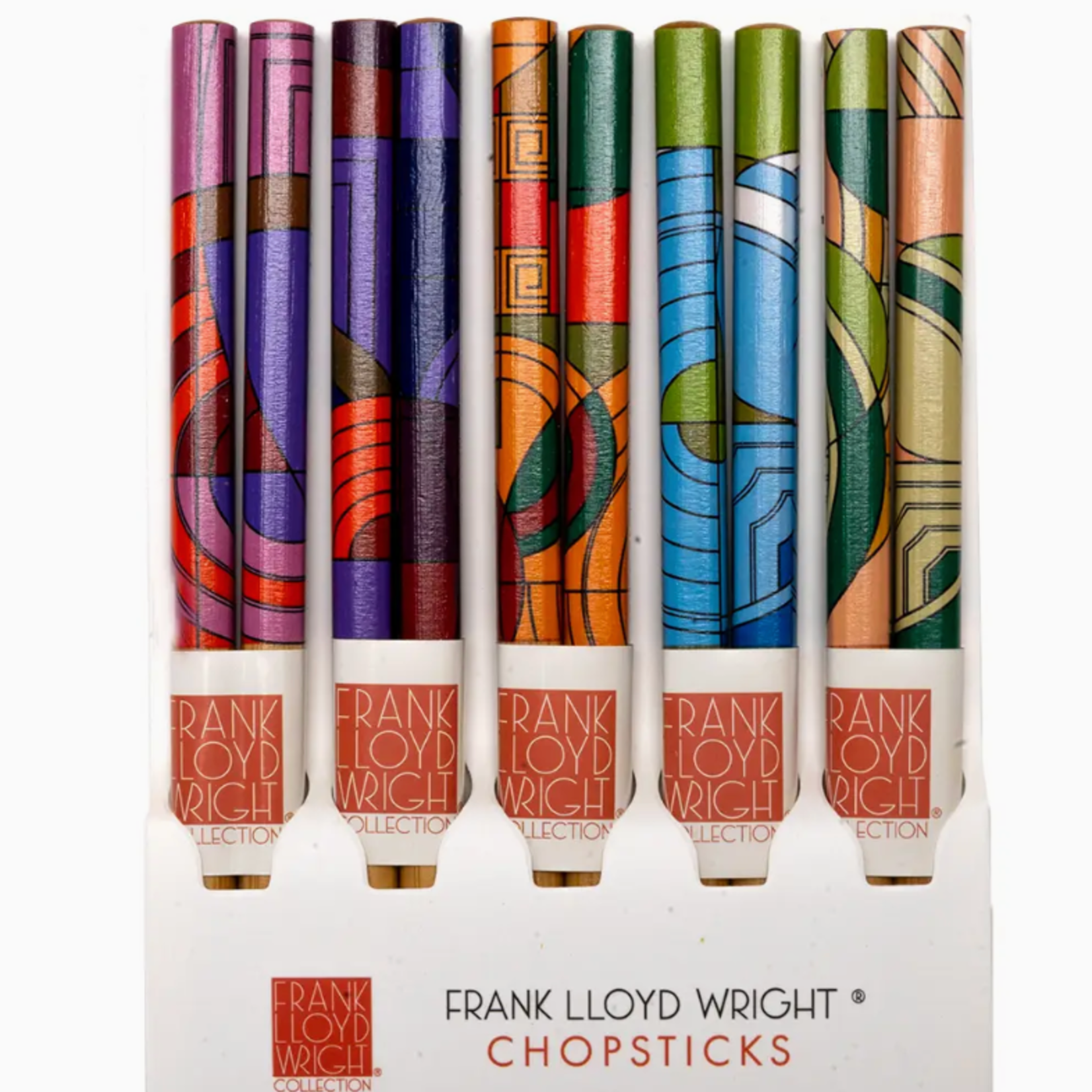 Urban Tokyo 5 Piece Chopsticks Set Frank Lloyd Wright Max Hoffman w/ Gift Box