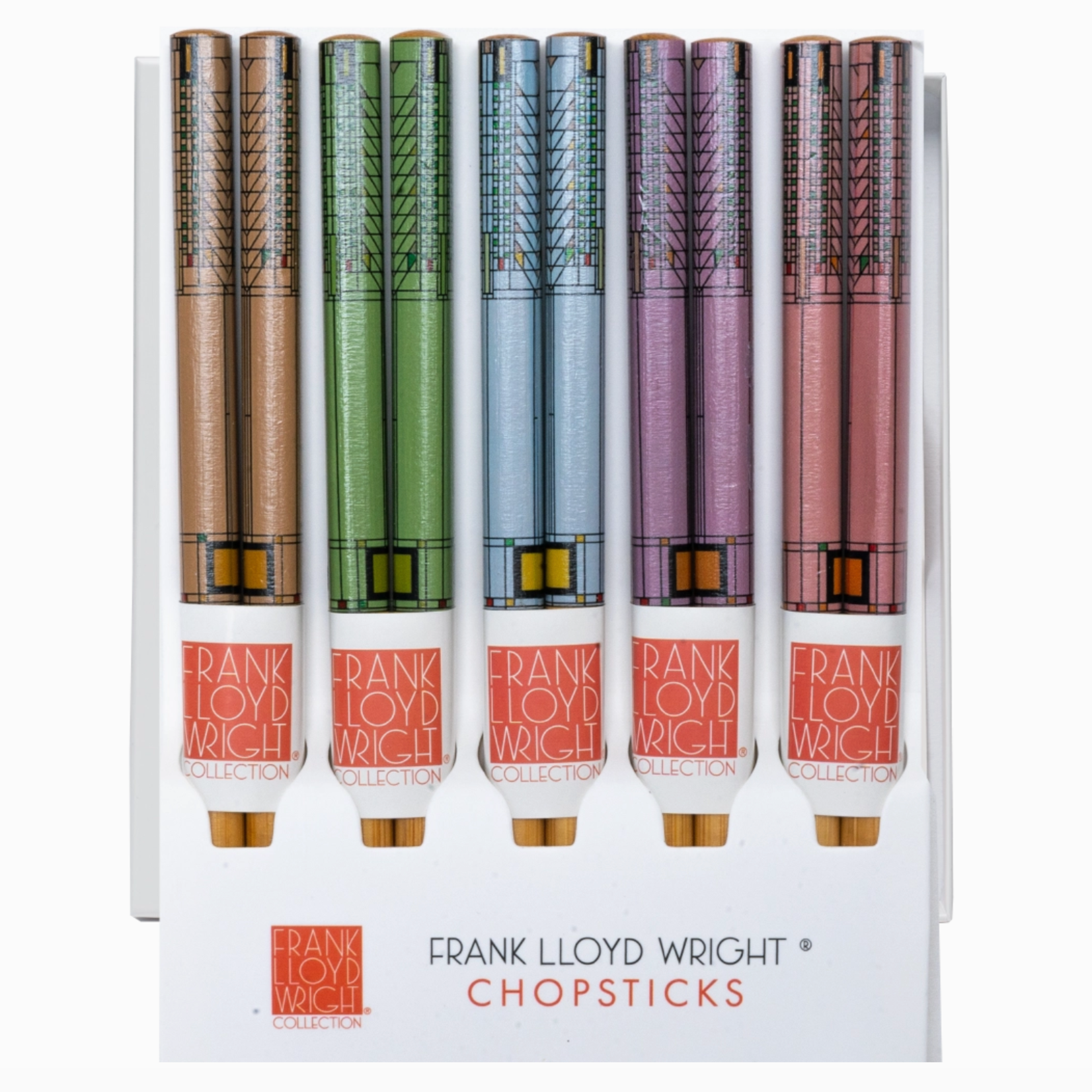 Urban Tokyo 5 Piece Chopsticks Set Frank Lloyd Wright Tree of Life Gift Box