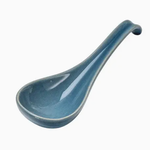 Urban Tokyo 5.9"L Porcelain Soup Spoon Blue | Urban Tokyo