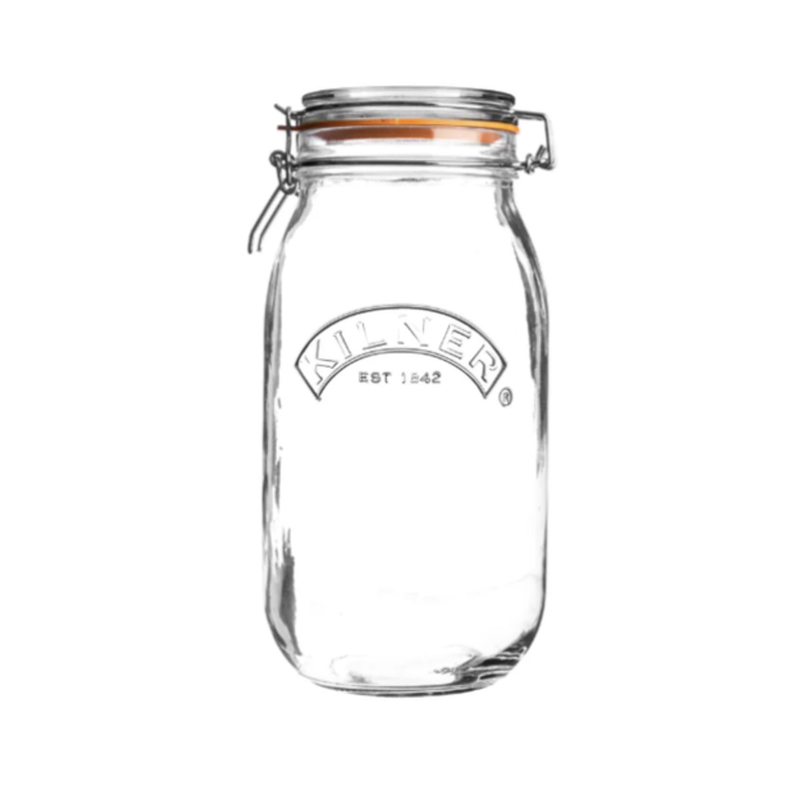 Kilner Round Clip Top, 51 fl. oz. (Charlotte Lyons and Quinn Davies Registry)
