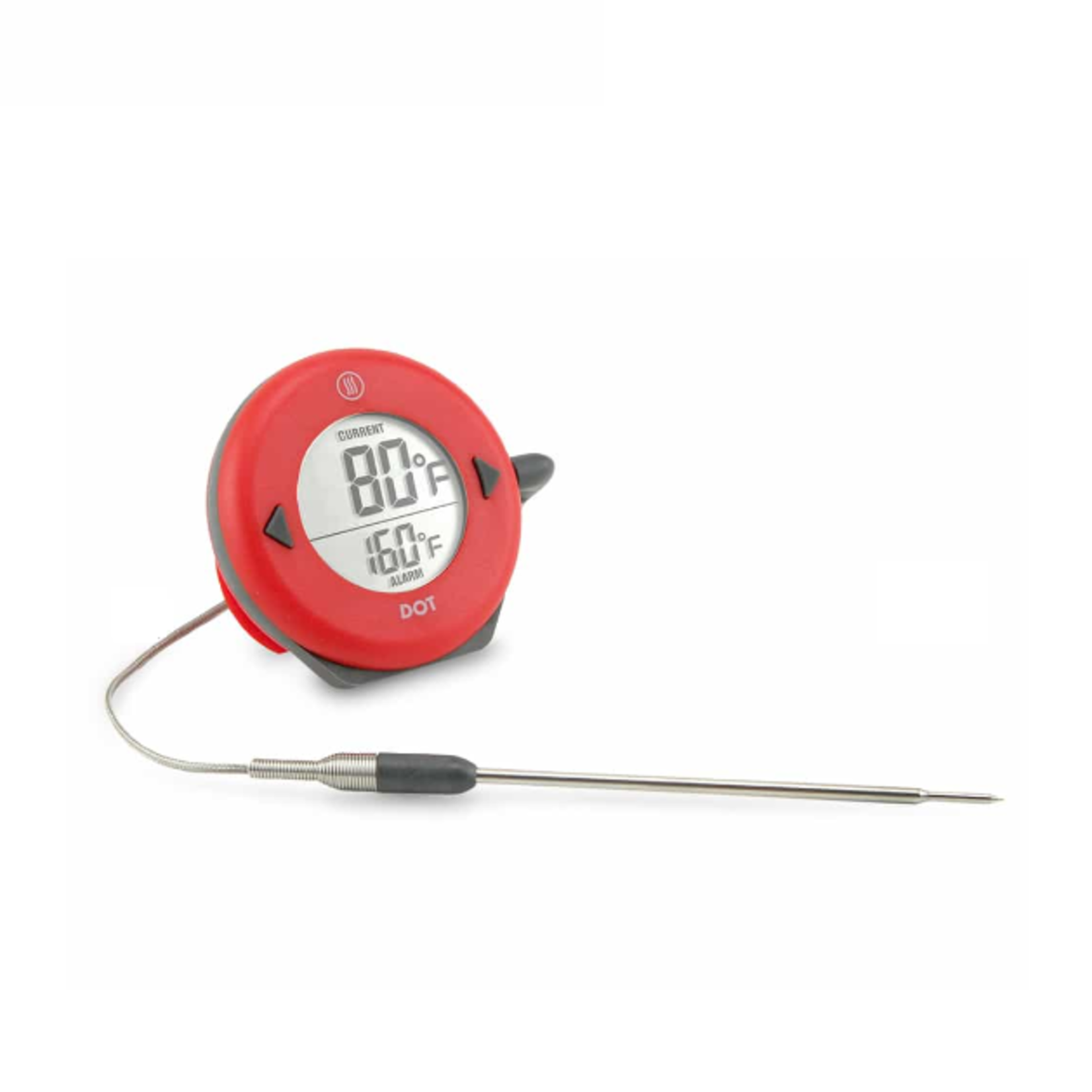DOT® Simple Alarm Thermometer Red