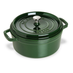 PROMO Staub 7-qt Round Dutch Oven - Basil (Liz Allen & Adam Krzewinski Registry)