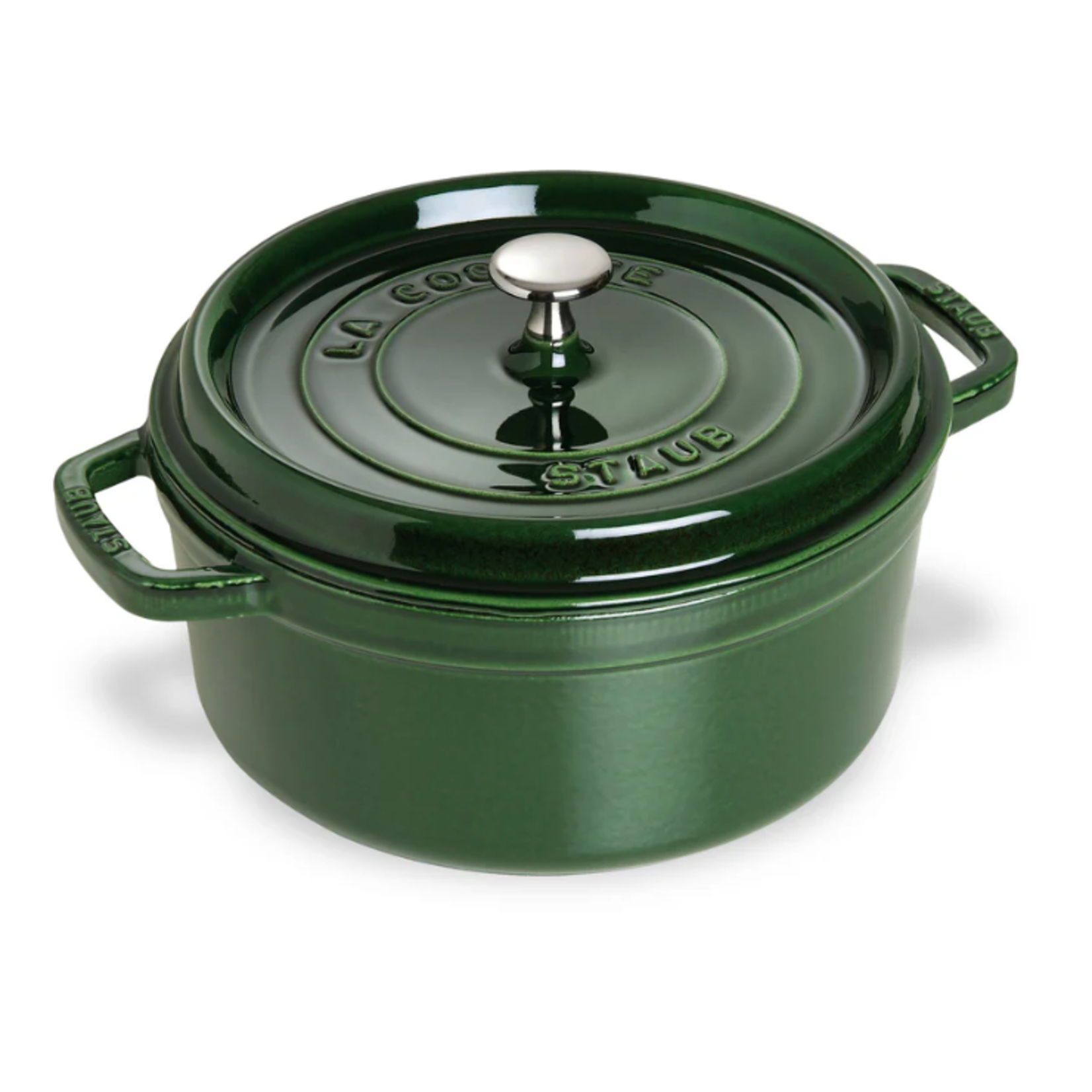 PROMO Staub 7-qt Round Dutch Oven - Basil (Liz Allen & Adam Krzewinski Registry)