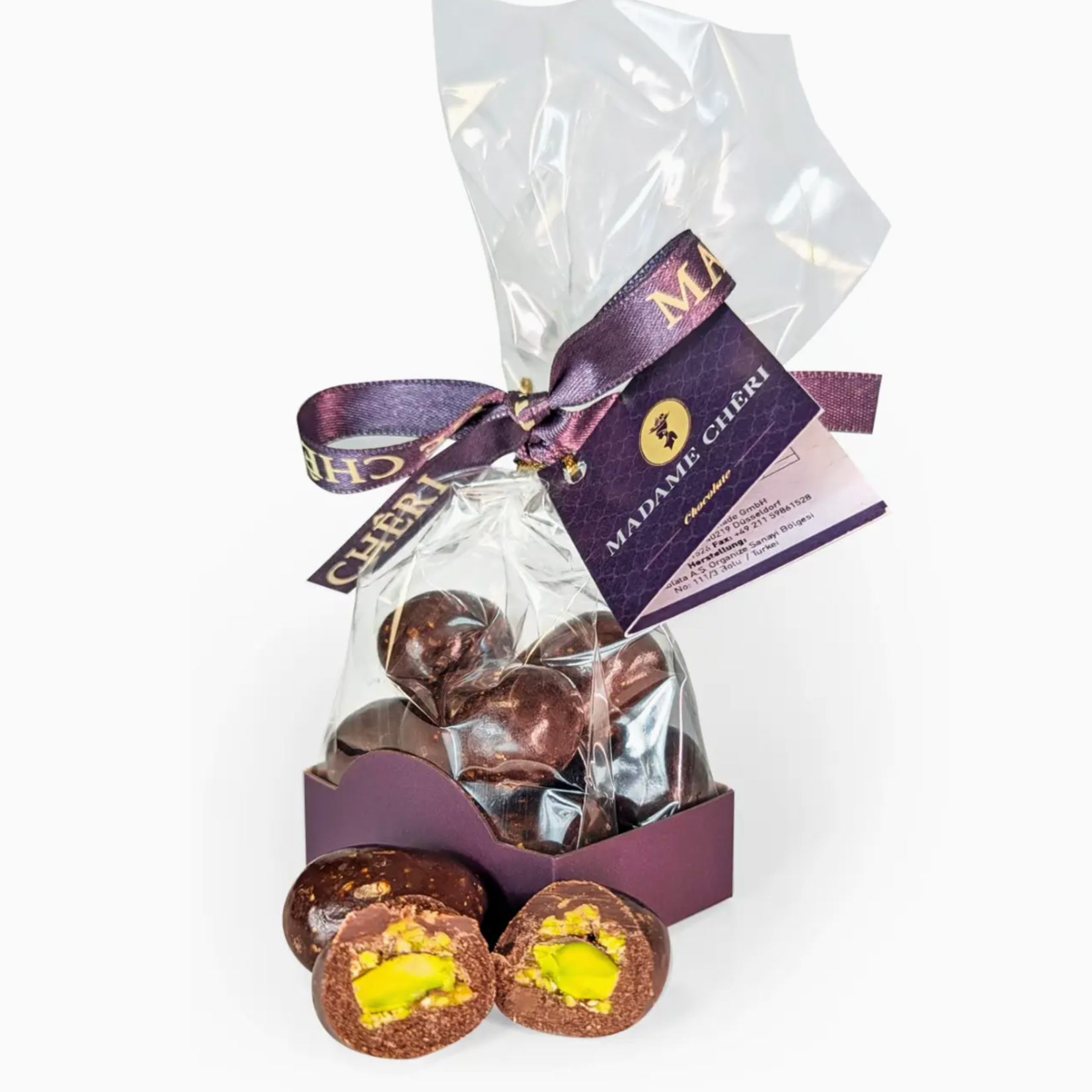 Kaffee und Schokolade GmbH Pistachio Brittle Dark Chocolate (65g) | Kaffee und Schokolade GmbH