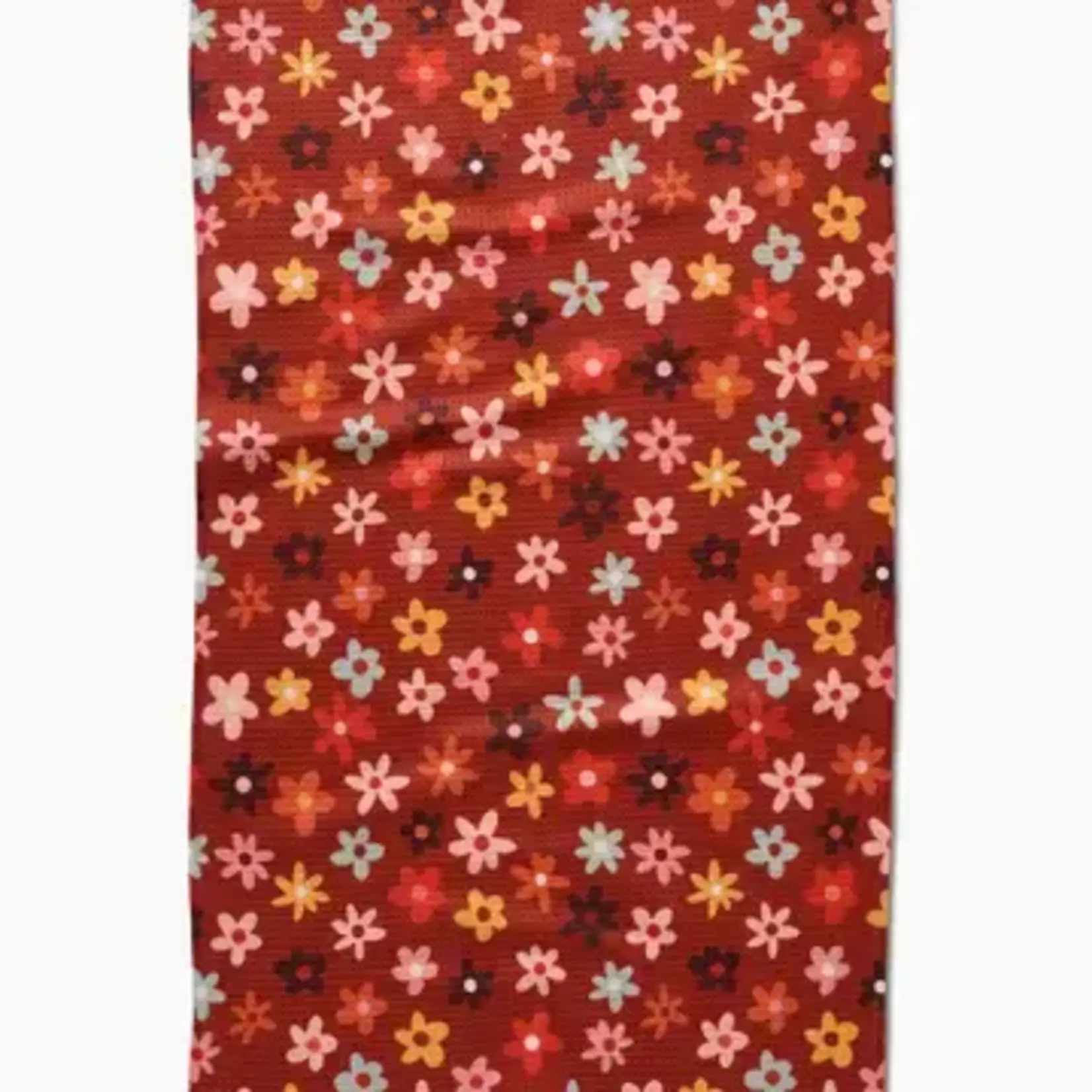 Geometry Field of Fall Daisies Tea Towel | Geometry