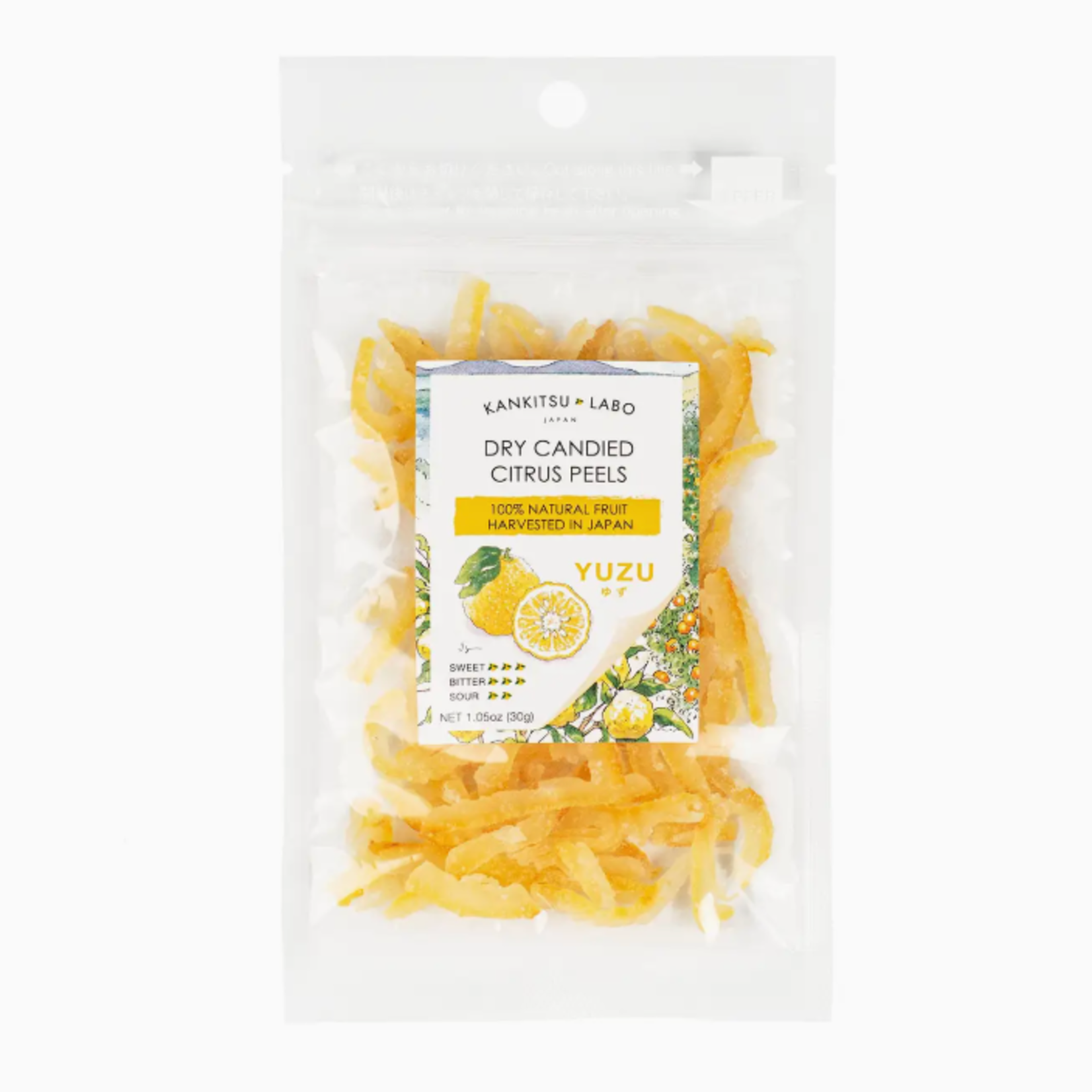 Dry Candied Yuzu Peel, 1.05 oz