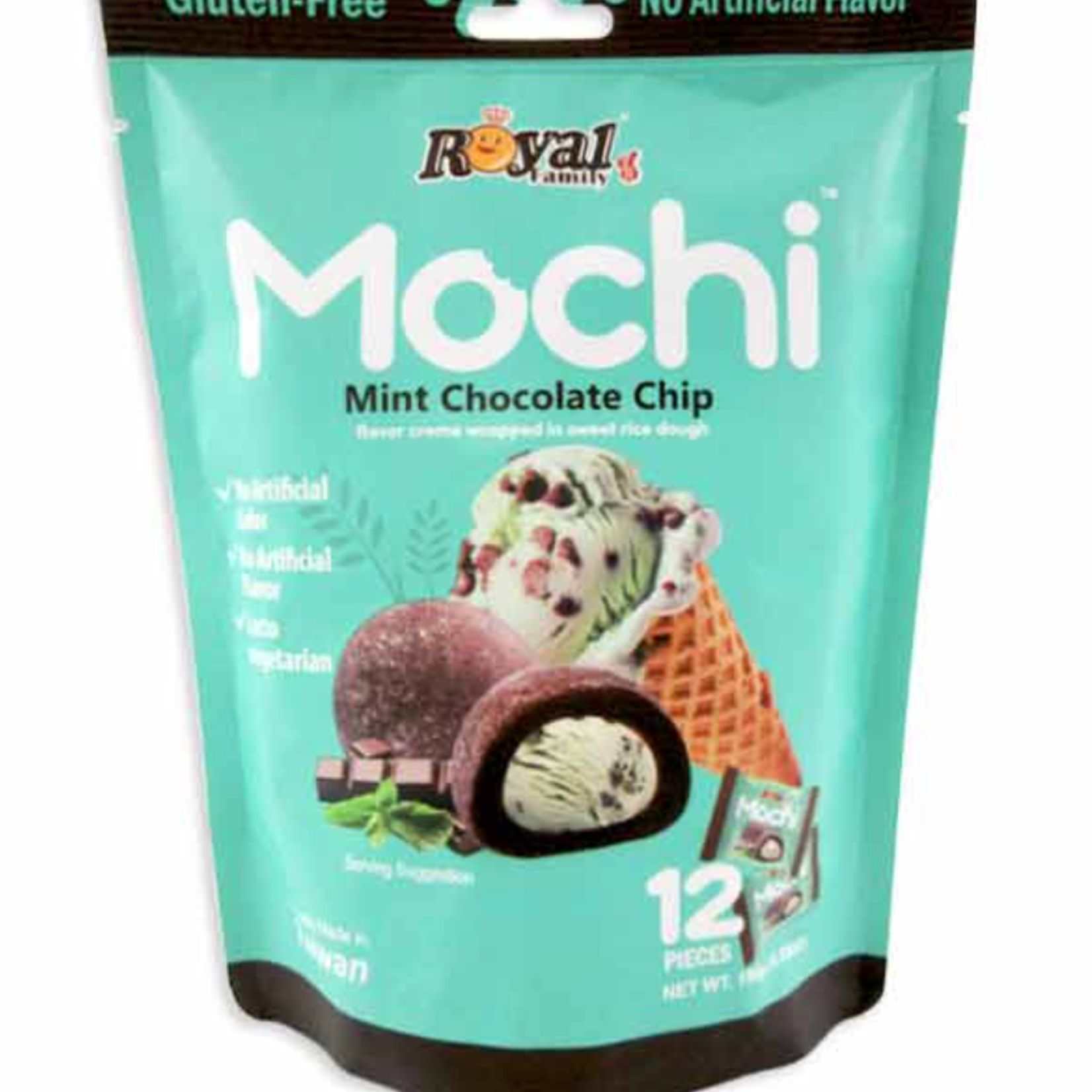 Redstone Candy Royal Family Mochi - Mint Chocolate Chip Peg Bag 6.34 OZ
