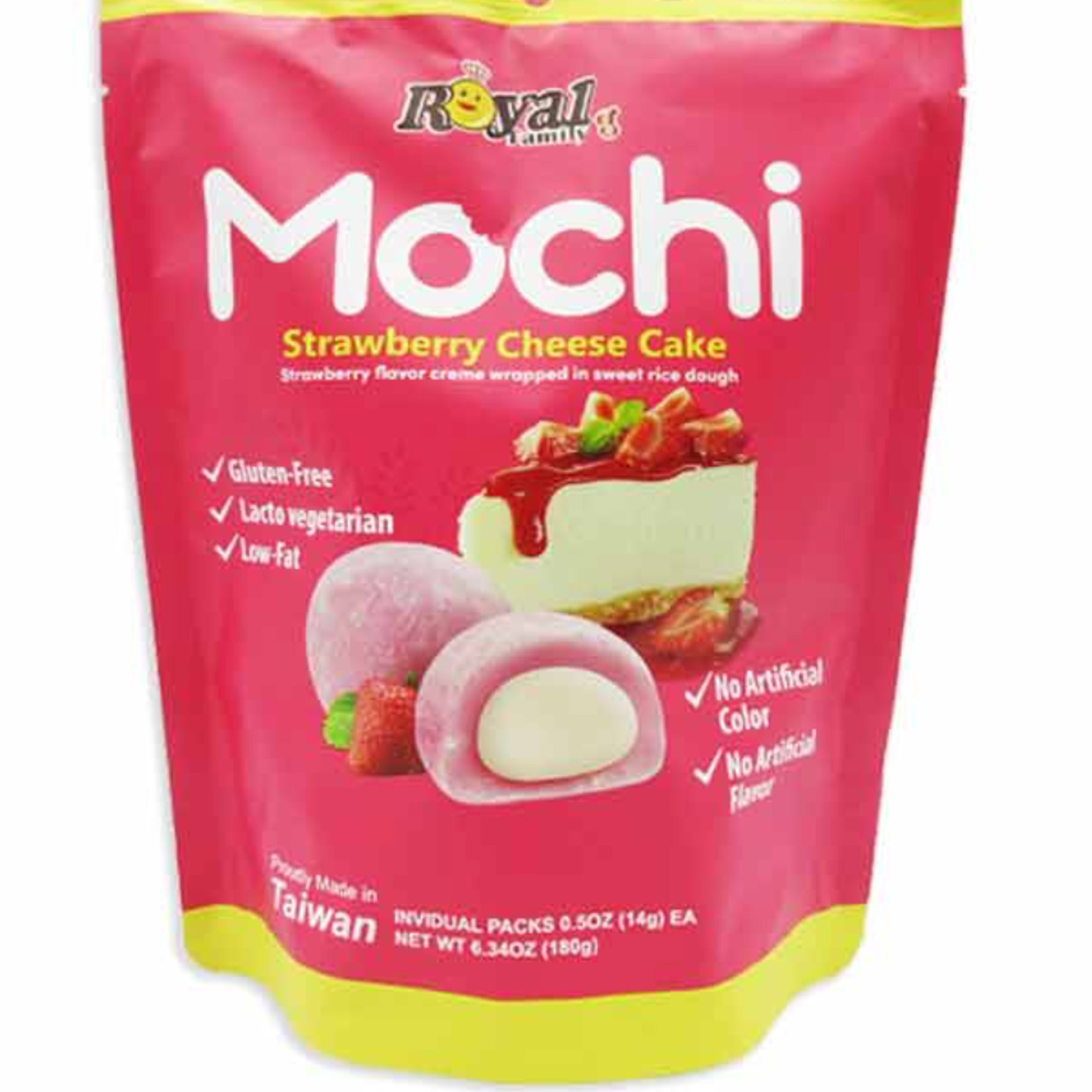 Redstone Candy Royal Family Mochi - Strawberry Cheesecake Peg Bag 6.34 OZ