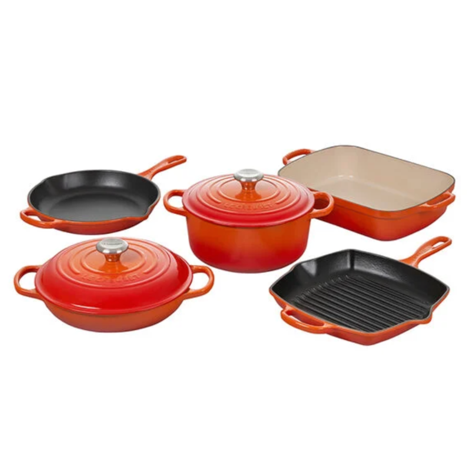 Le Creuset Signature 7-Piece Cookware Set