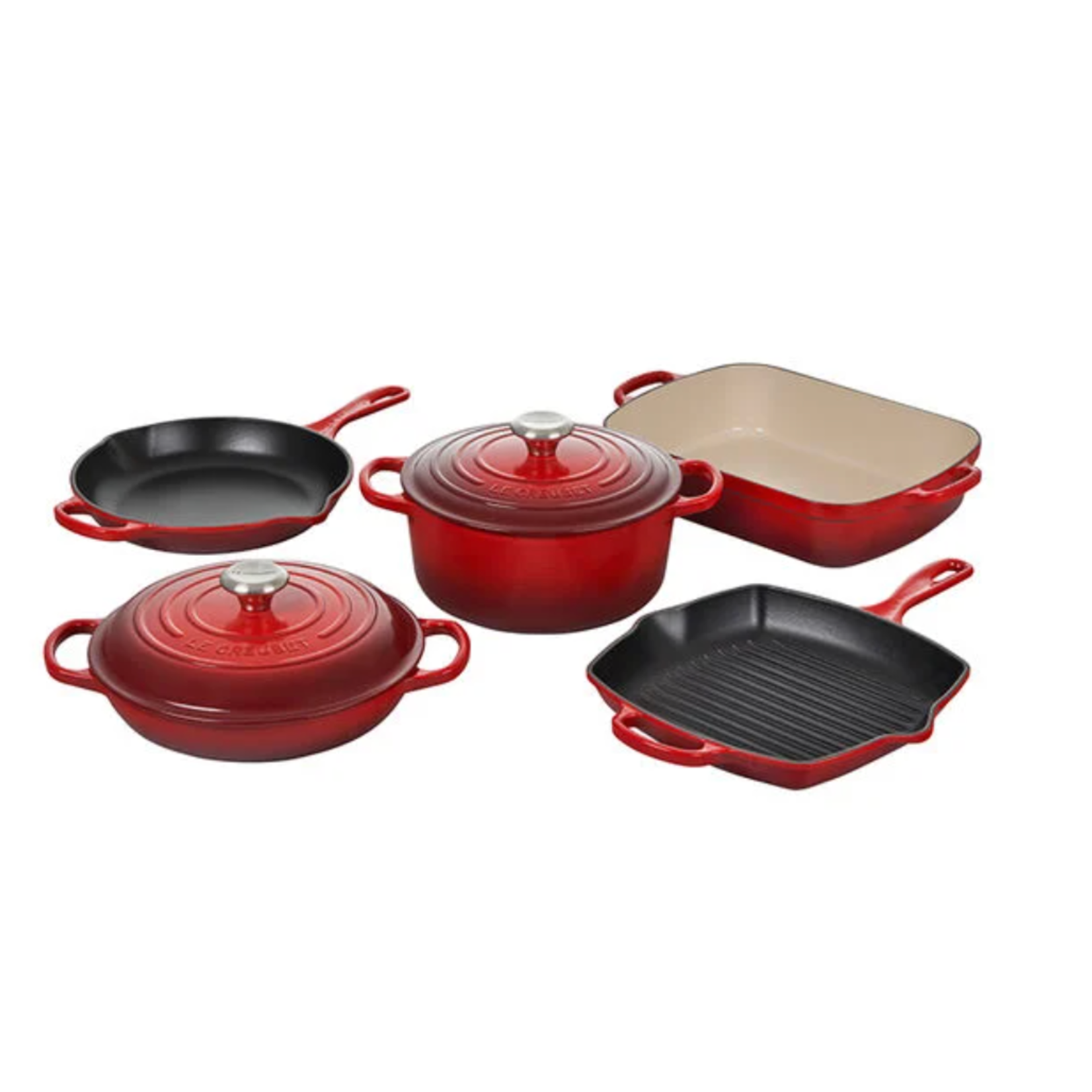 Le Creuset Signature 7-Piece Cookware Set