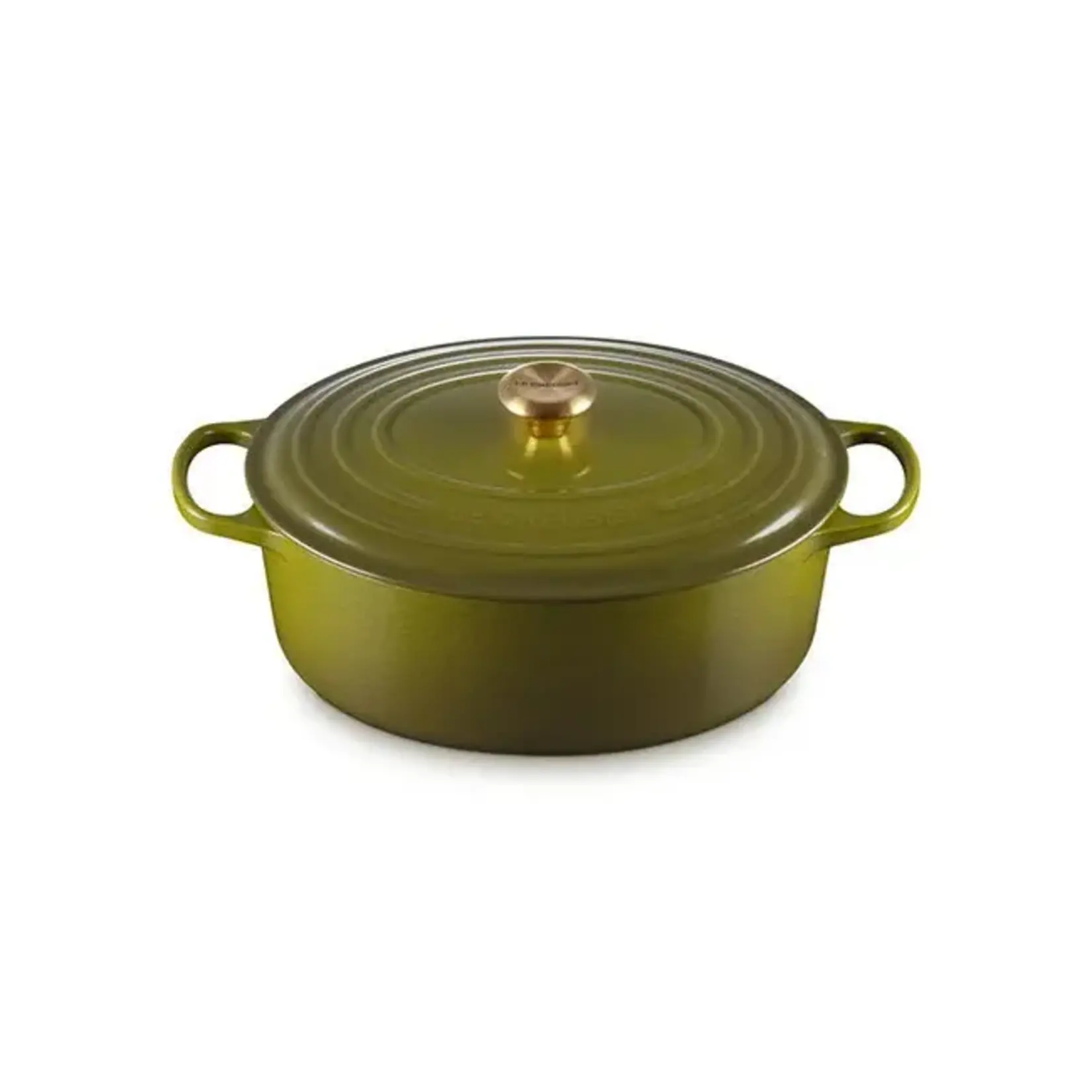 Le Creuset Signature Oval Dutch Oven - Olive - 8 qt.