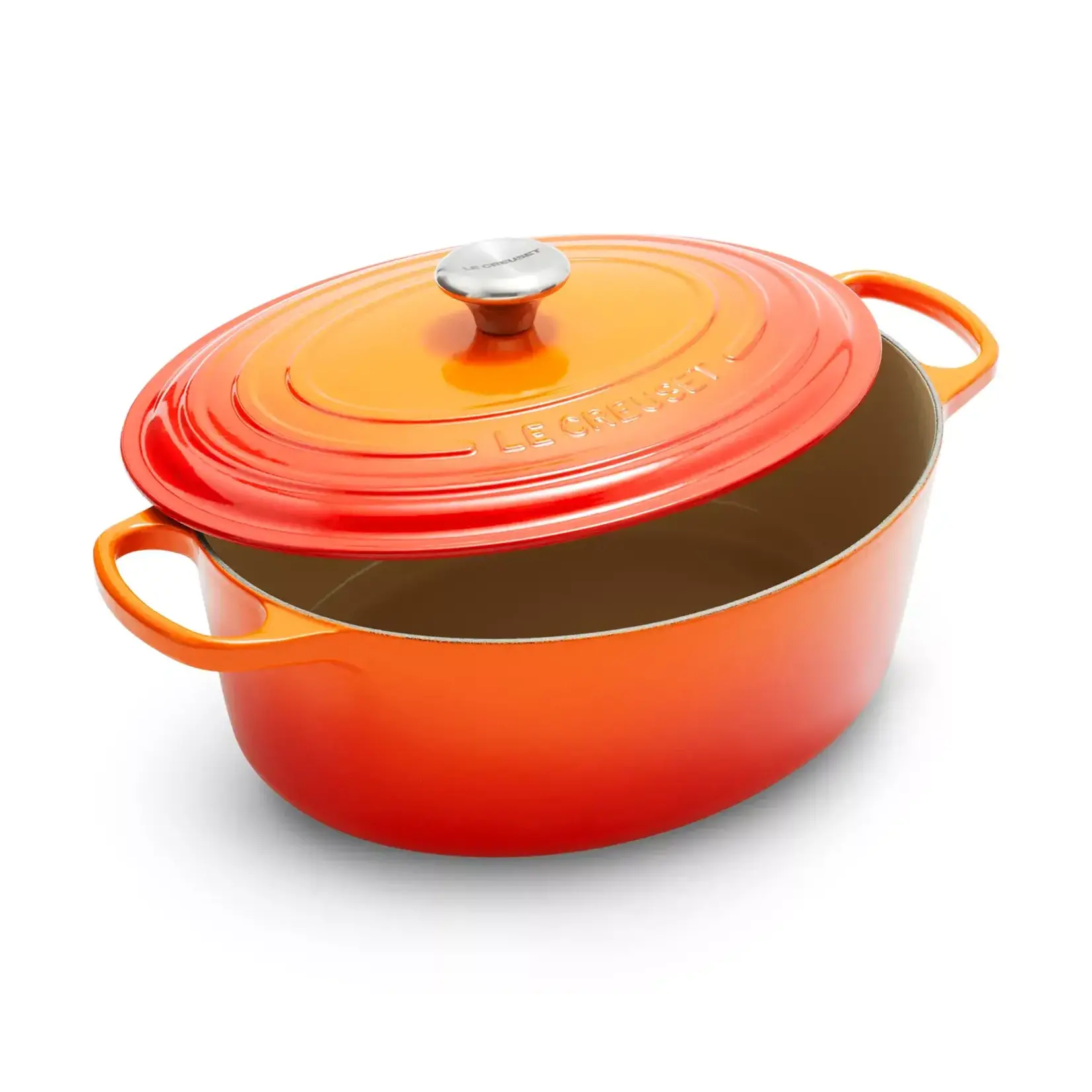 Le Creuset Signature Oval Dutch Oven - Flame - 8 qt. | Le Creuset