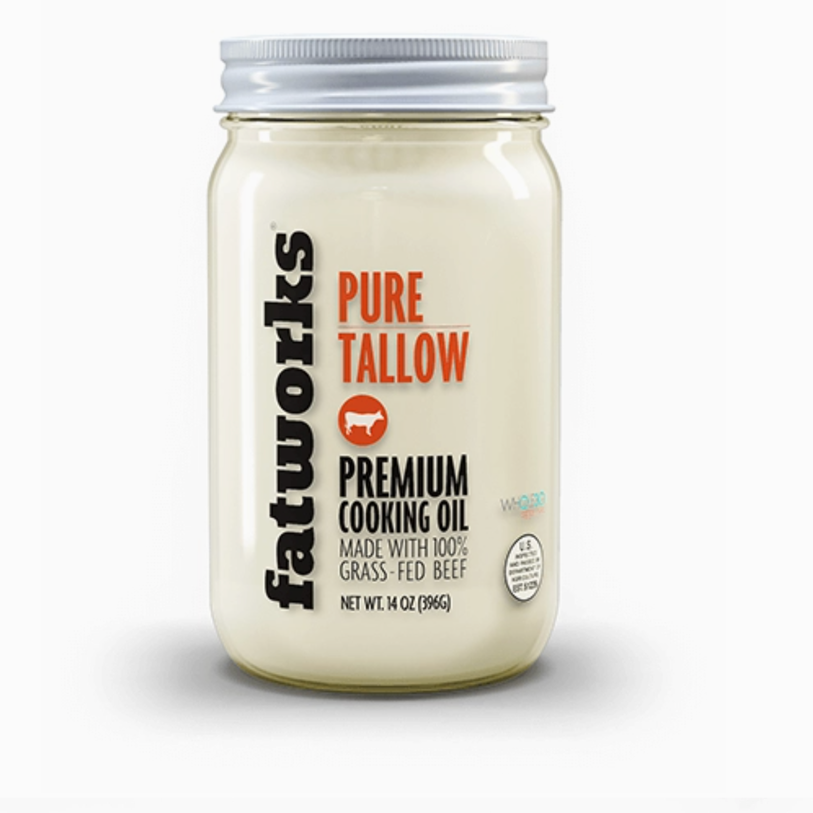 Fatworks Grass Fed Tallow 14 Oz | Fatworks