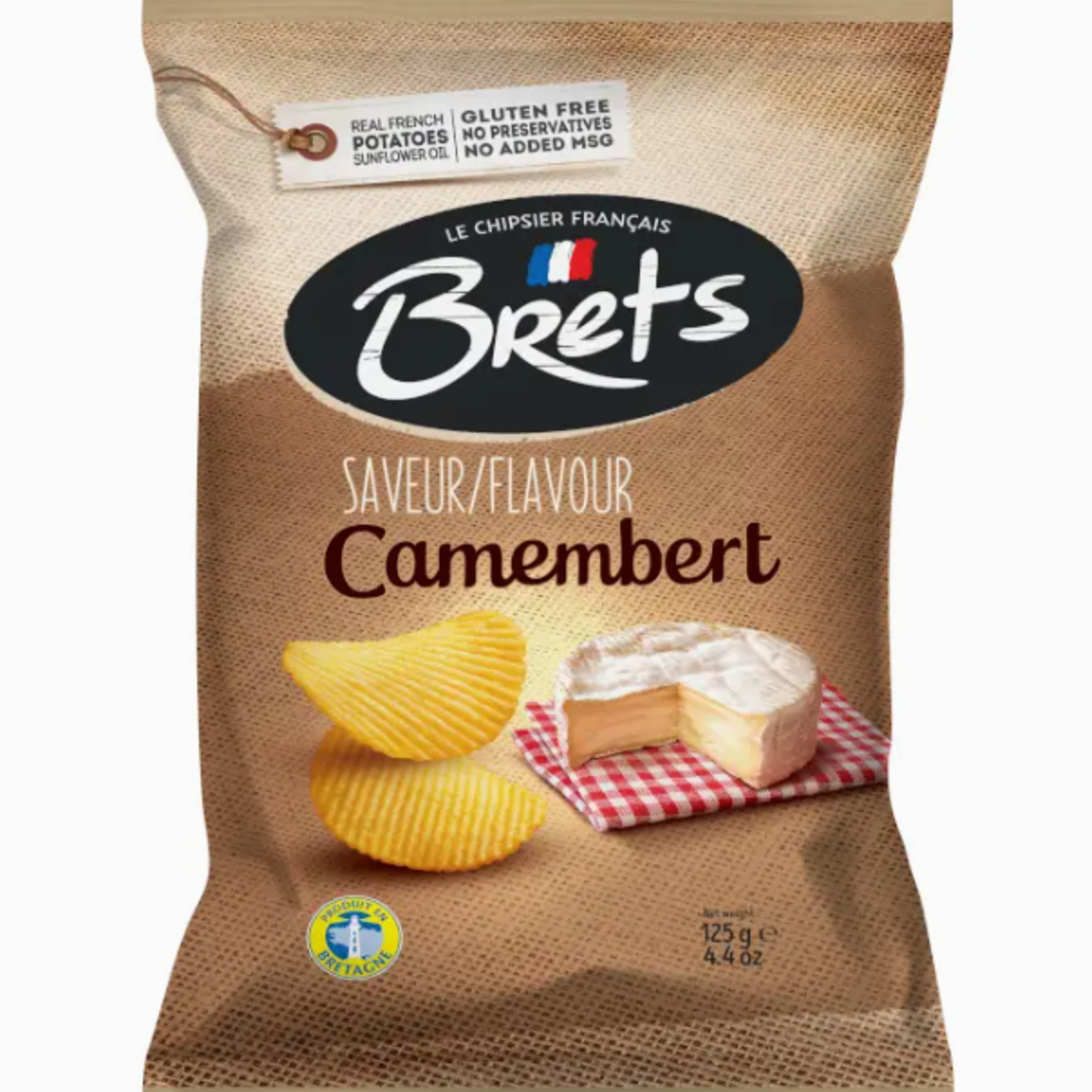 French Feast Brets Potato chips  Camembert cheese