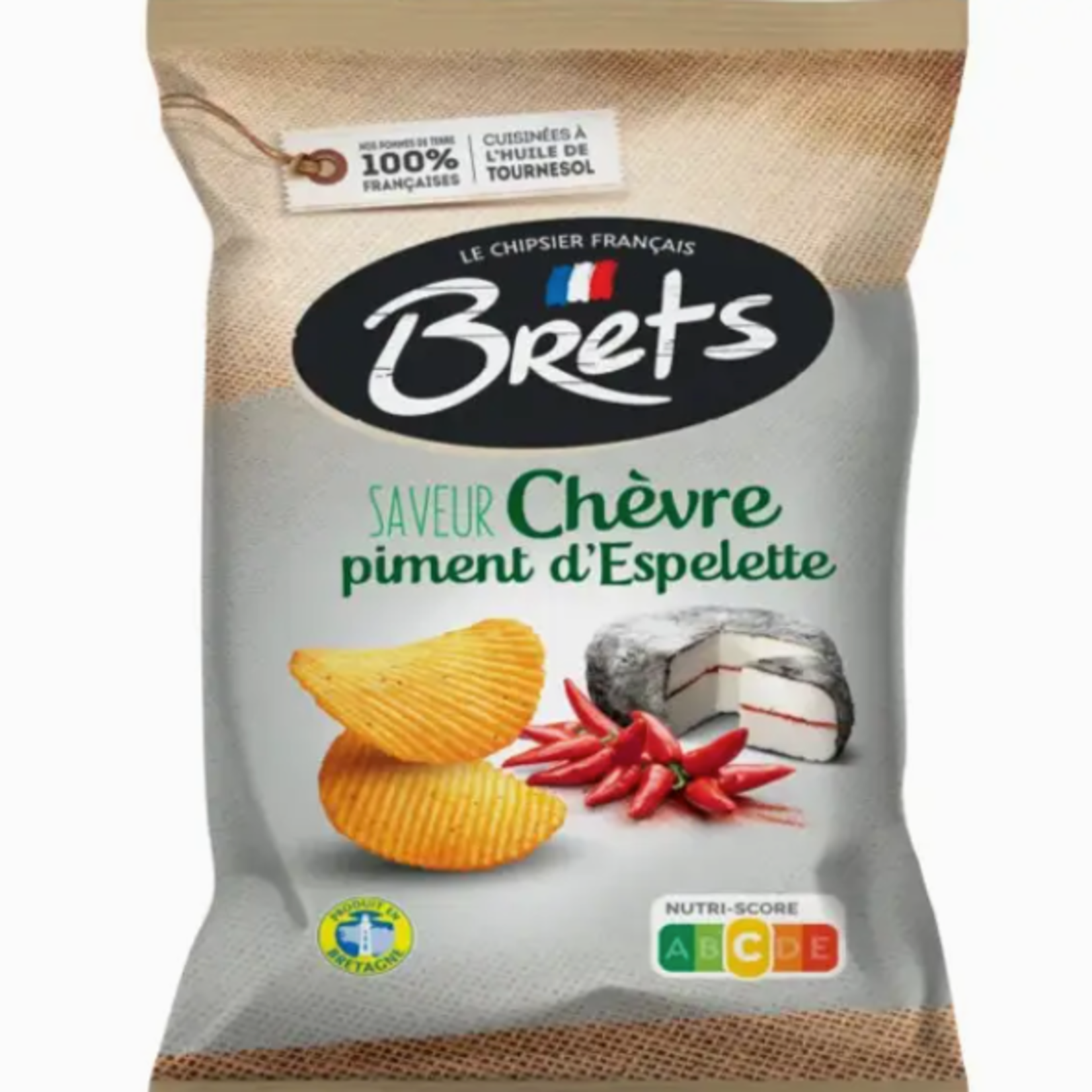 Brets Brets Potato chips  goat cheese & Espelette pepper