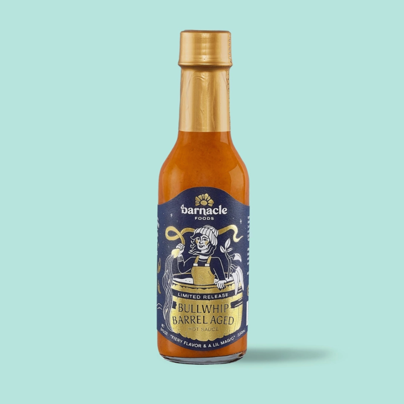 Barnacle Foods Barrel Aged Bullwhip Hot Sauce