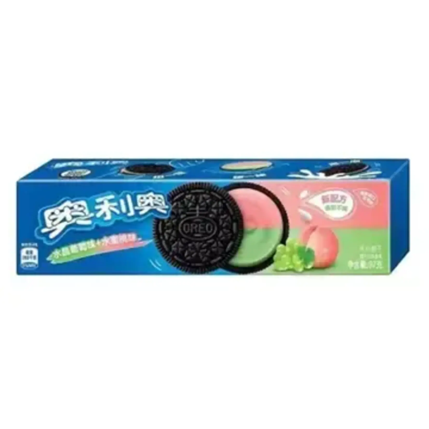 Global Bite Co Oreo Biscuit Grape & Peach (China)
