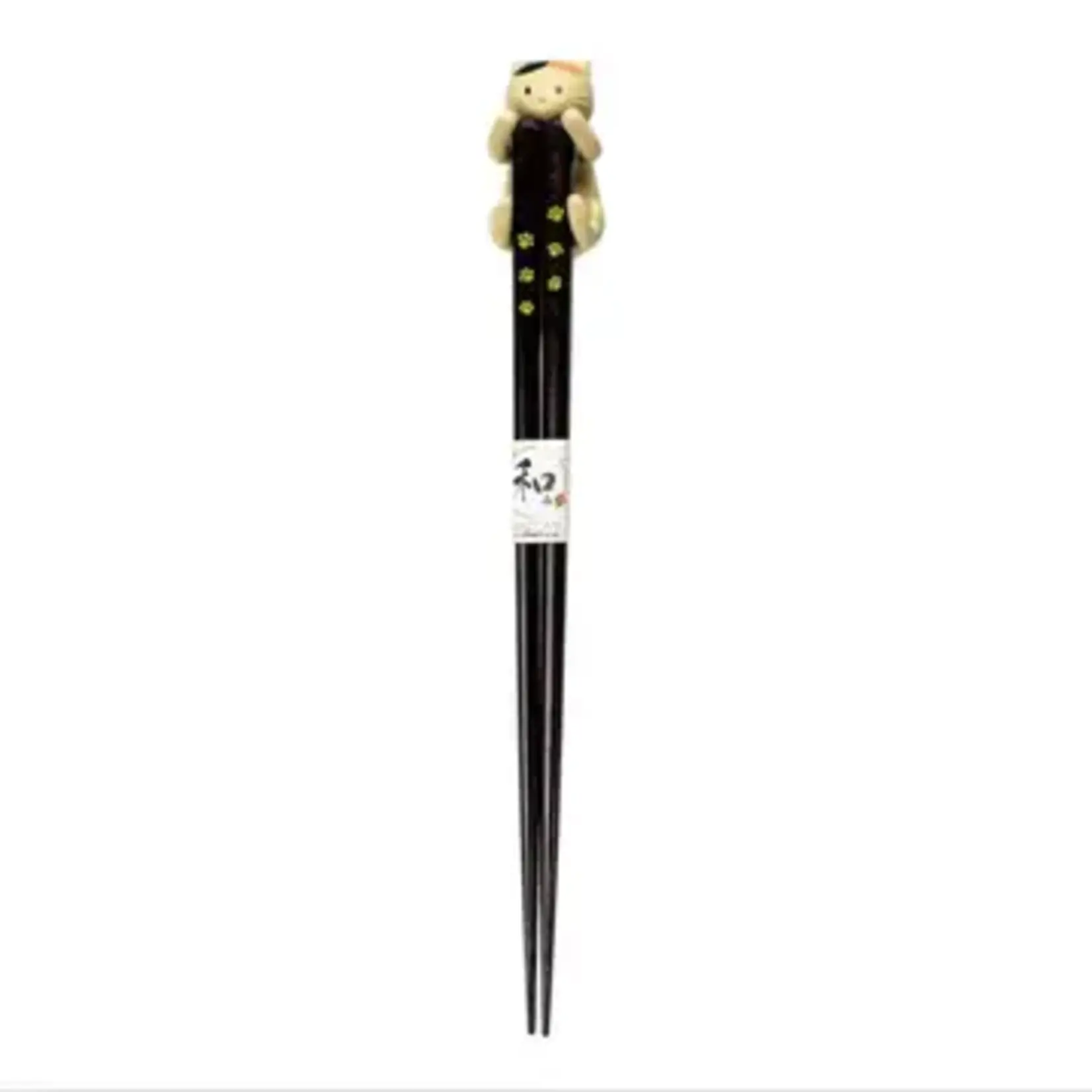 Urban Tokyo Calico Cat Chopsticks and Chopsticks Rests Gift Set