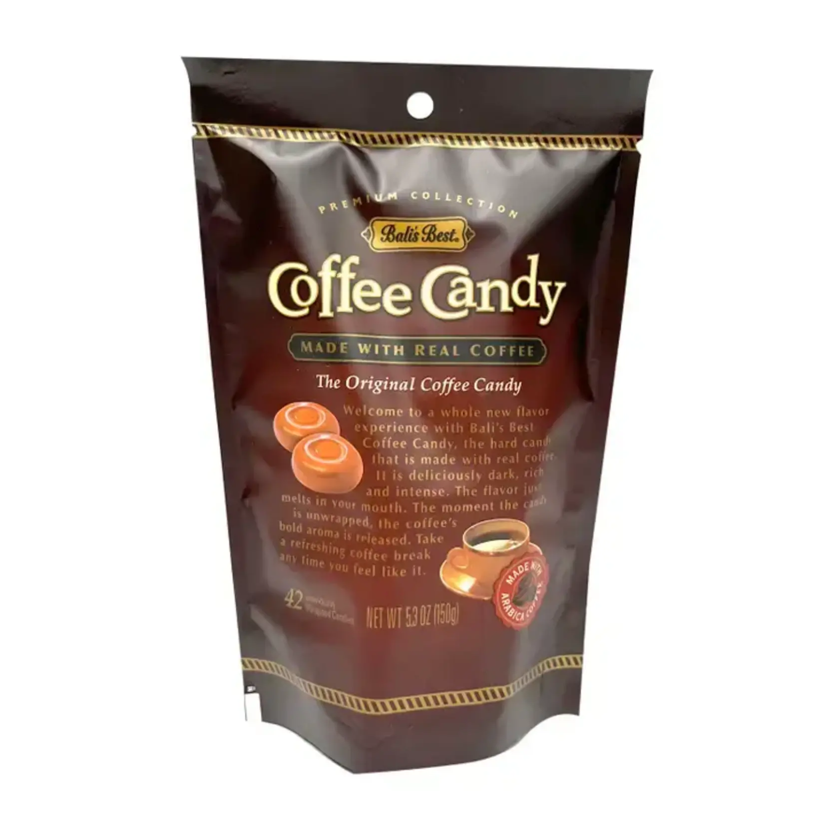 Bali's Best Coffee Candy  5.3-Ounce Bags (Pack of 12)