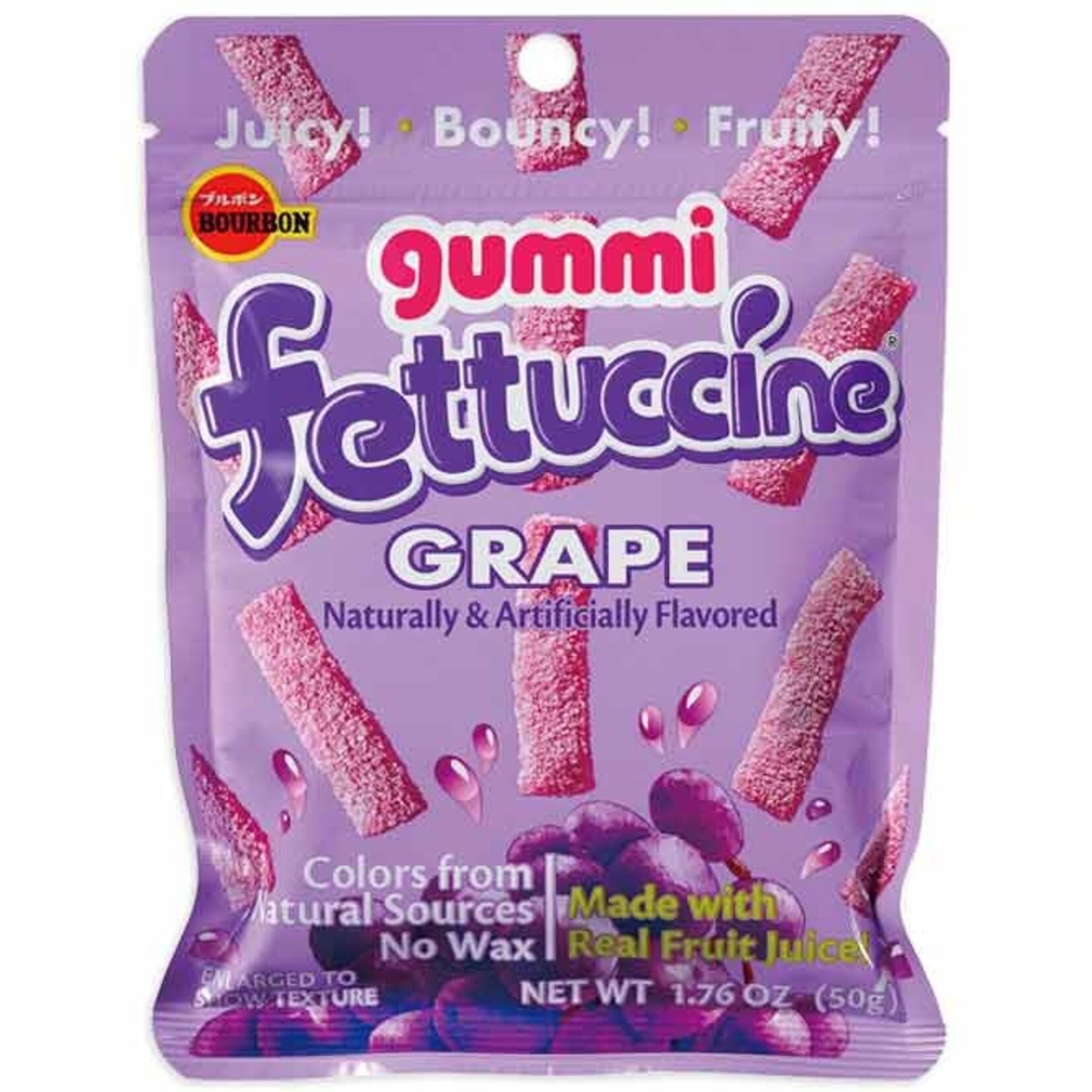 BOURBON FOODS GUMMI FETTUCCINE GRAPE
