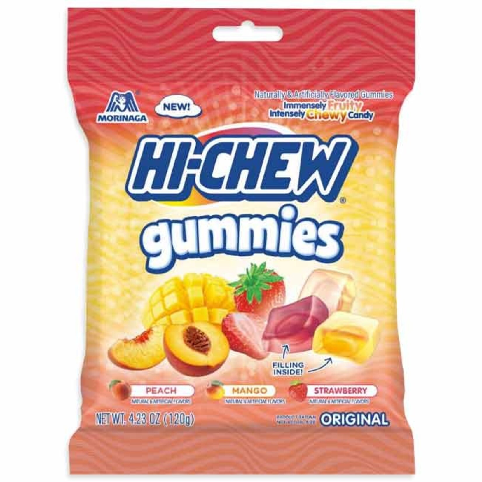 HI-CHEW PEG BAG - ORIGINAL GUMMIES (PEACH, MANGO, STRAW)