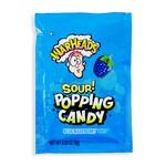 WARHEADS POPPING CANDY POUCH IN DISPLAY - BLUE RASPBERRY