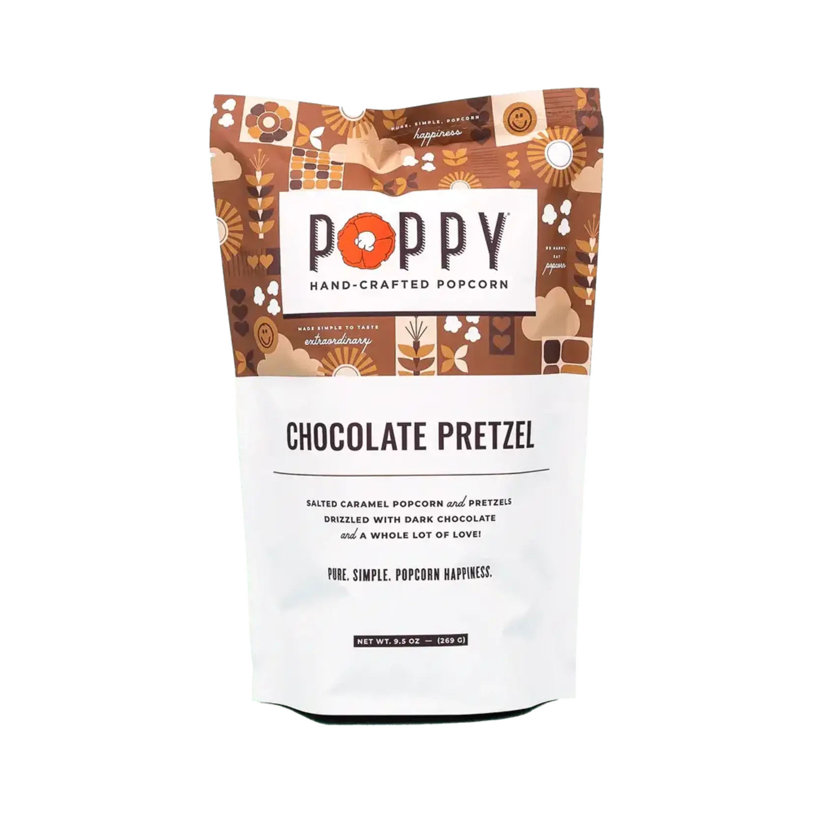 Poppy Poppy Popcorn - Chocolate Covered Pretzel