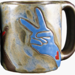 Galleyware Mara Stoneware Peace Sign Mug