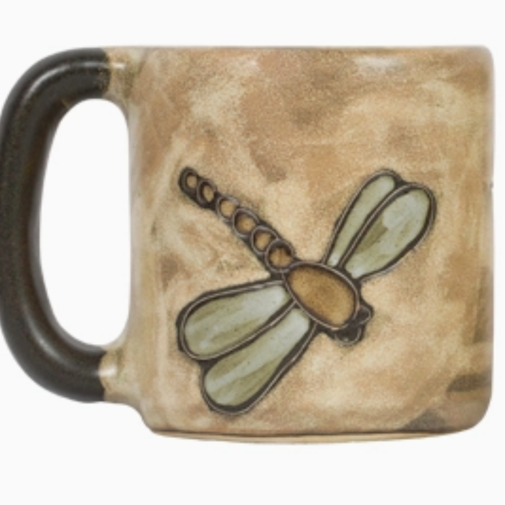 Galleyware Mara Stoneware Hummingbird Mug - Tan