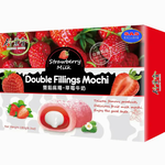 Cow Crack Wholesale Bamboo House Double Filling Mochi Strawberry Milk 6.3 oz