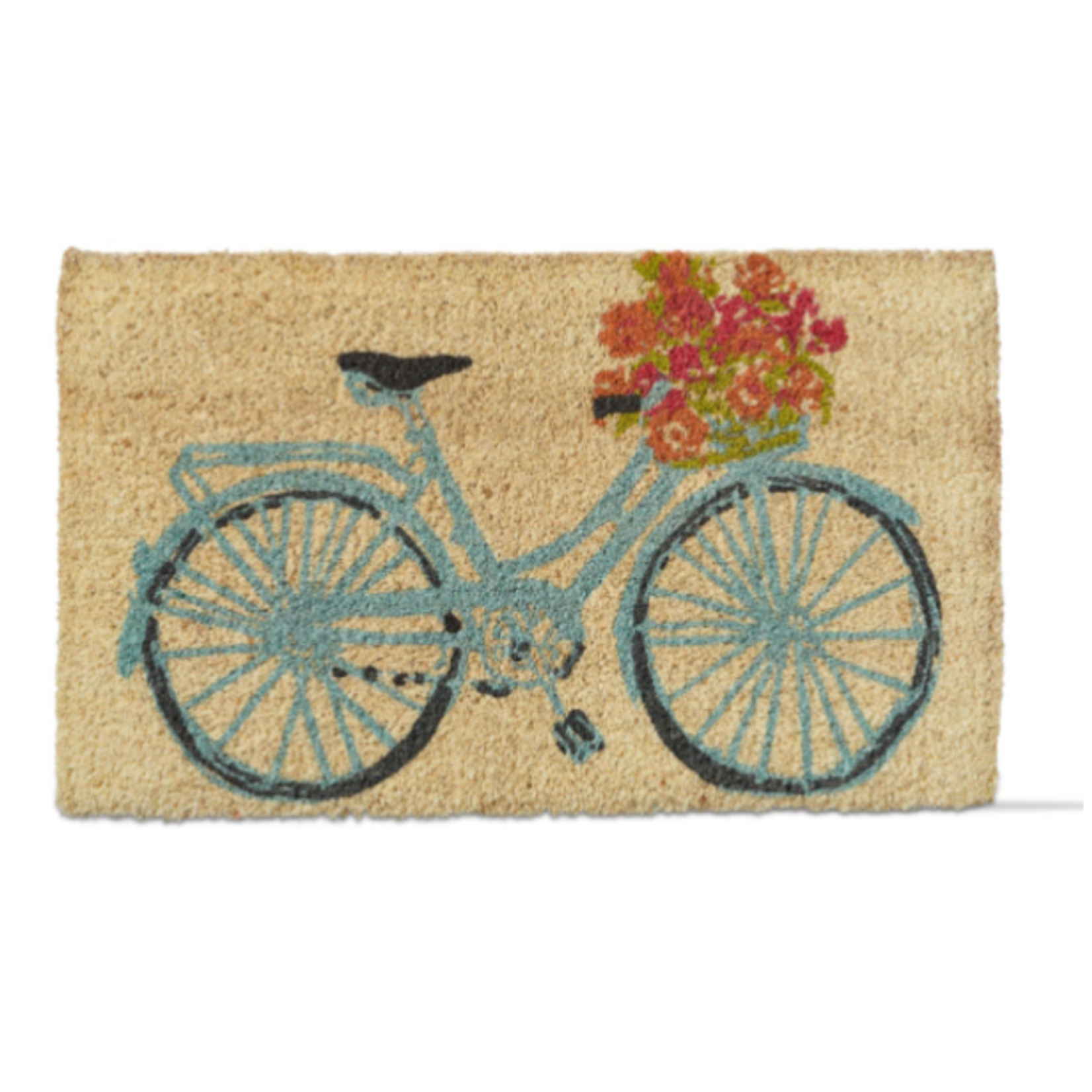 Multi BICYCLE BLOSSOM COIR MAT (Victoria Miller Registry)