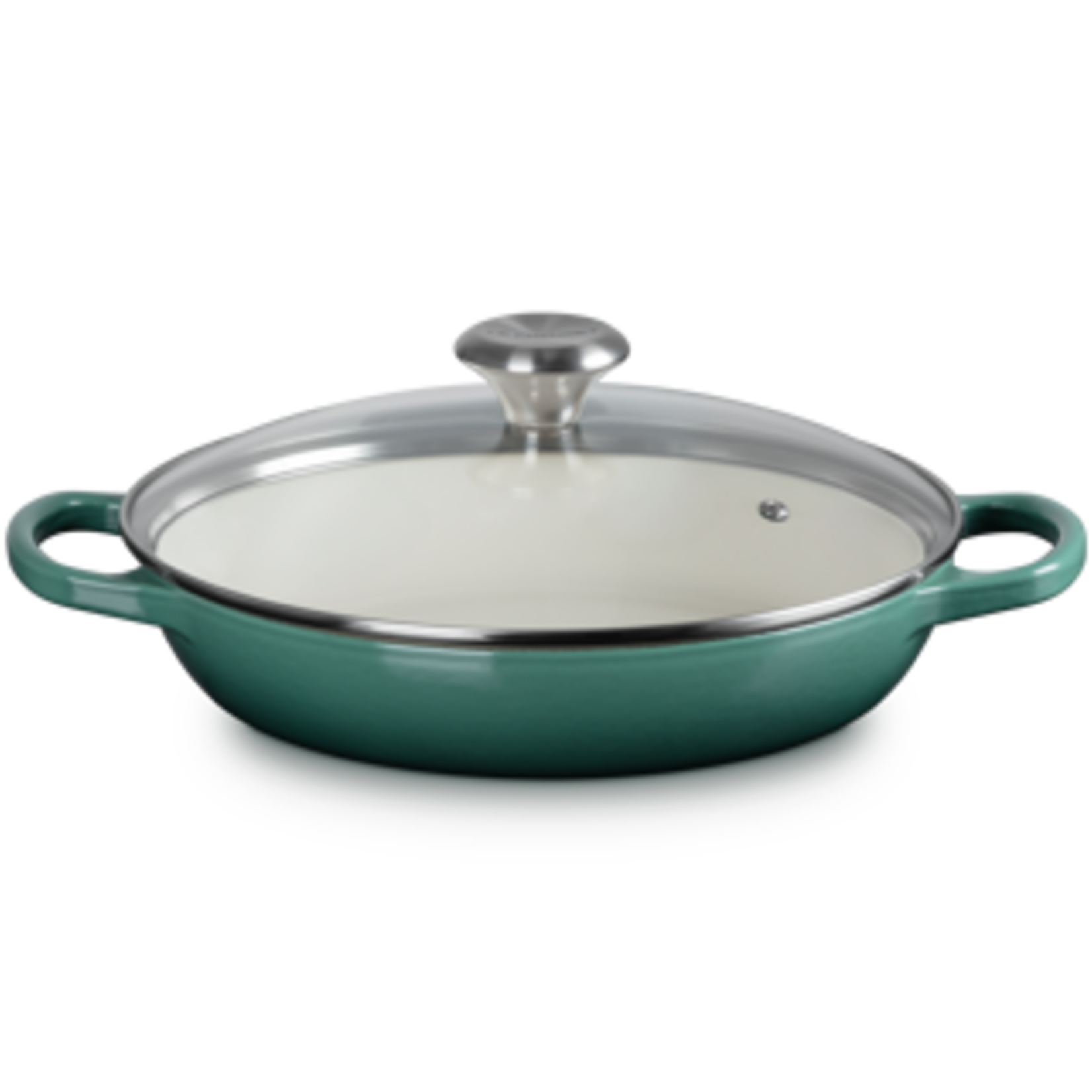 Le Creuset Signature Round Braiser with Glass Lid