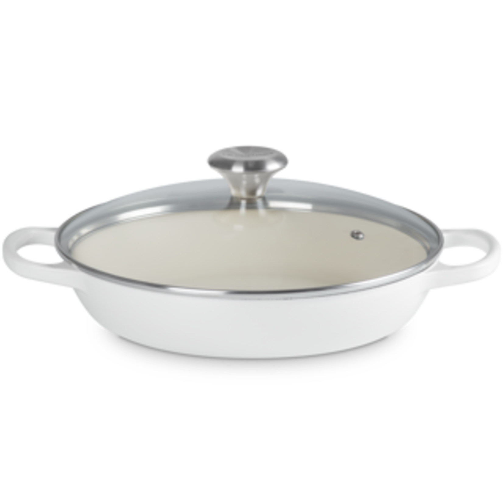 Le Creuset Signature Round Braiser with Glass Lid