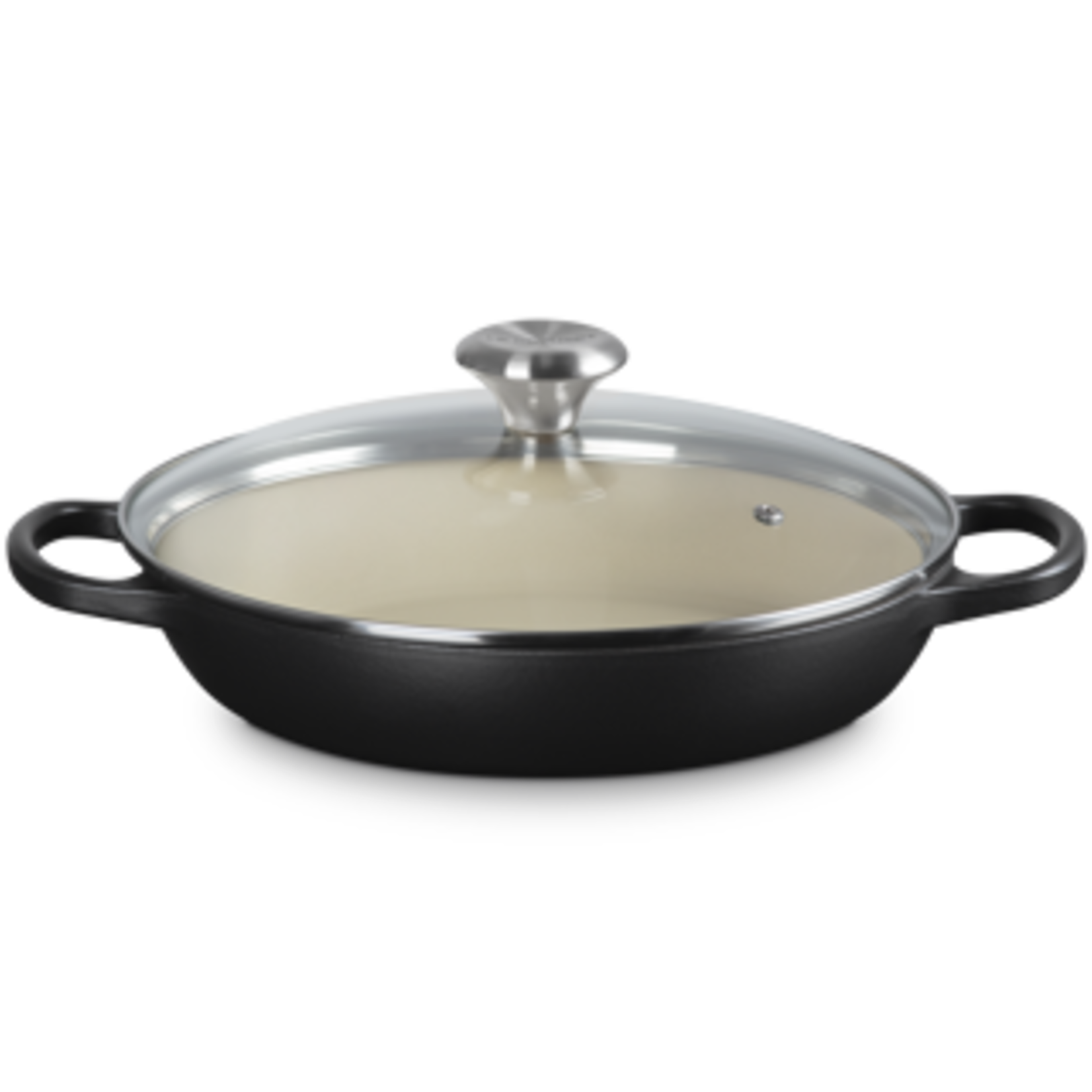 Le Creuset Signature Round Braiser with Glass Lid