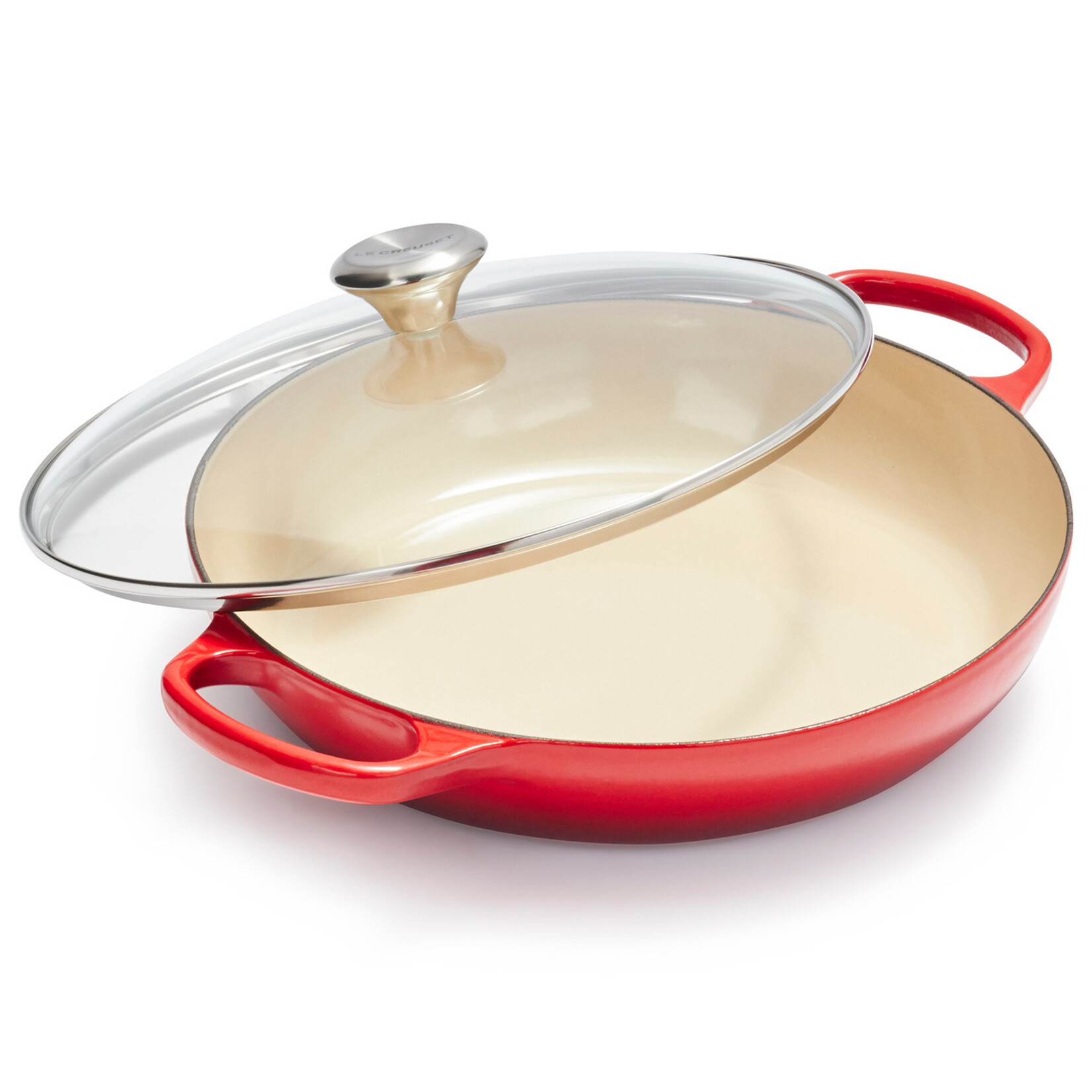 Le Creuset Signature Round Braiser with Glass Lid