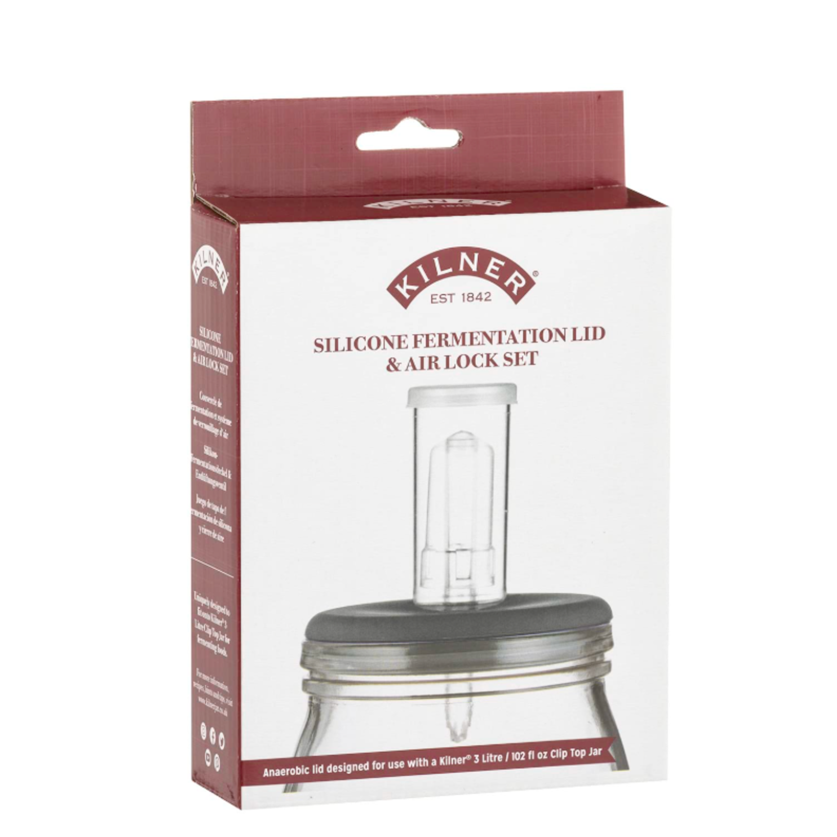 Kilner Fermentation Lid with Air Lock, Silicone