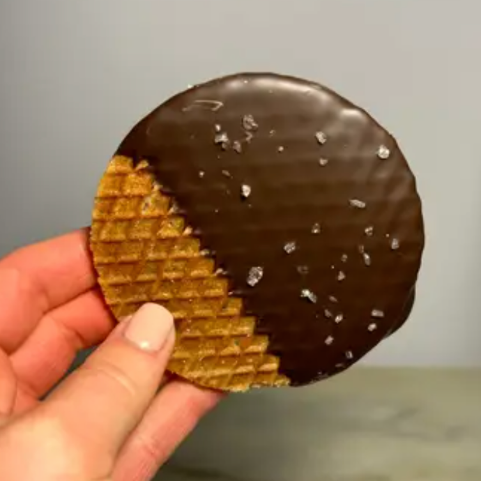 Lancaster Stroopie Co Gluten Free Stroopwafel Single Packs, Salted Caramel | Lancaster Stroopie Co