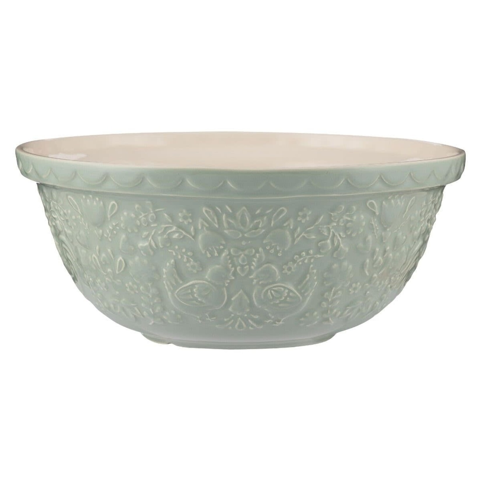 Mason Cash Mason Cash Home to Roost S12 (4.25 Qt) Mixing Bowl | Sawgrass Green