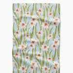 Geometry Geometry Daffodil Sky Tea Towel