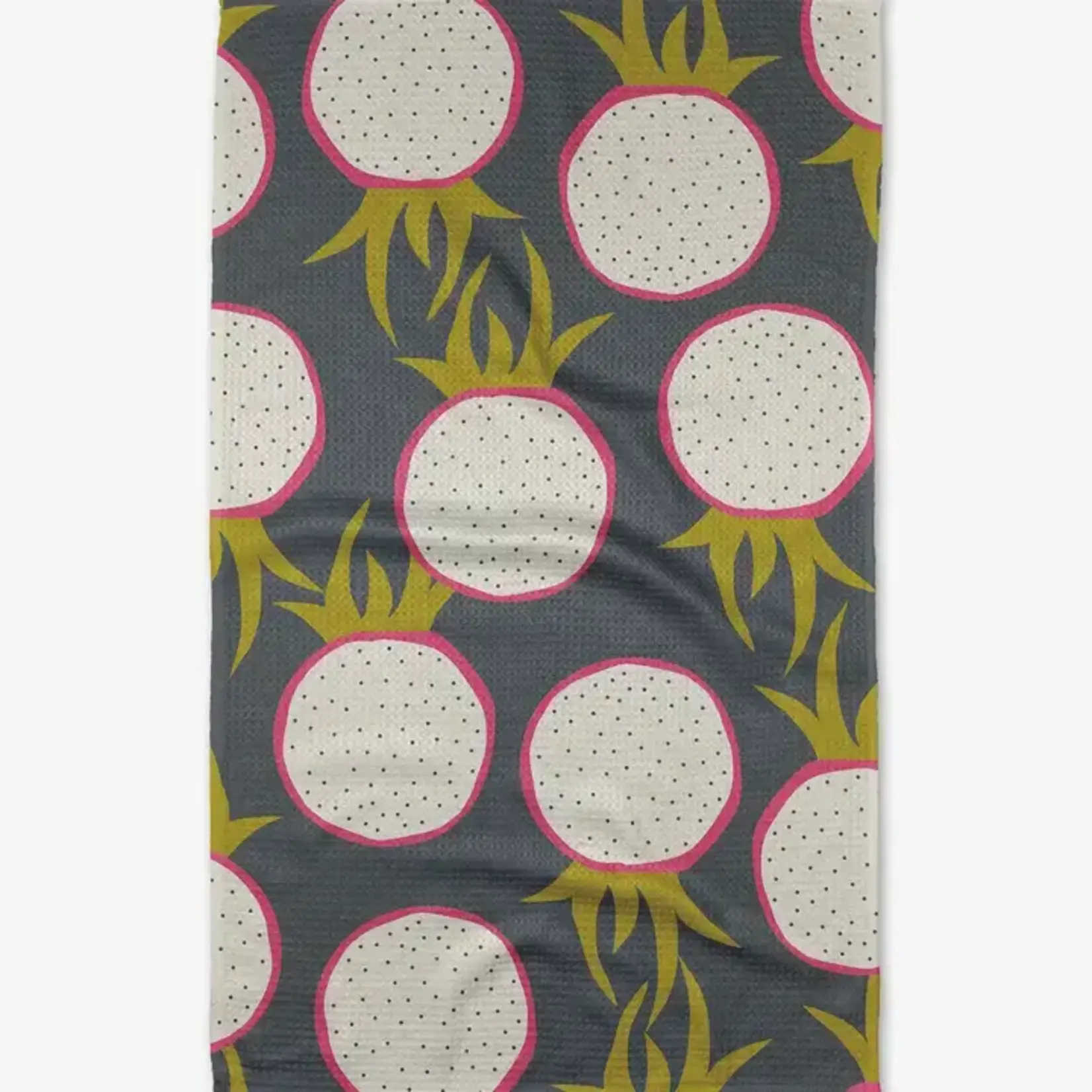Geometry Geometry Dragon Fruit Frolic Tea towel