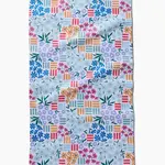 Geometry Geometry Floral Garden Tea Towel
