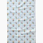 Geometry Picnic Plaid Blue Luxe Hand Towel | Geometry