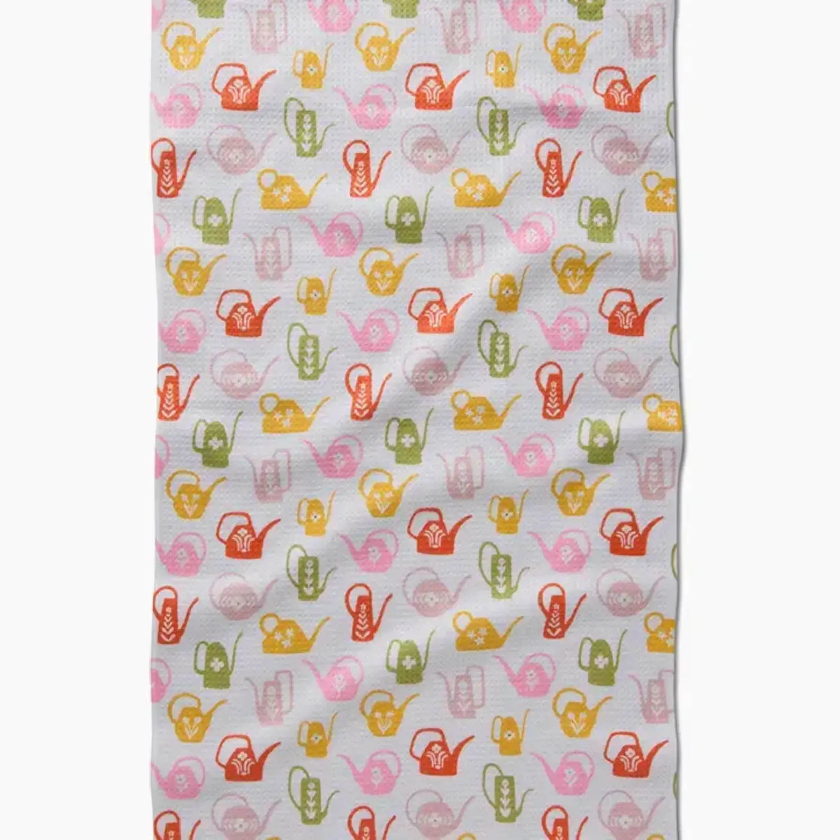 Geometry Geometry Retro Watering Cans Tea Towel